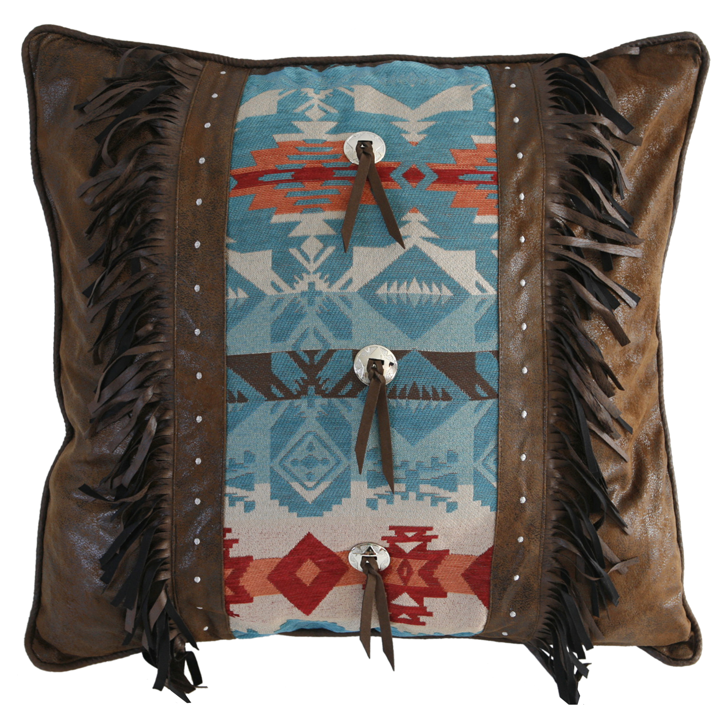 Turquoise Chamarro Bedding Collection Euro Sham
