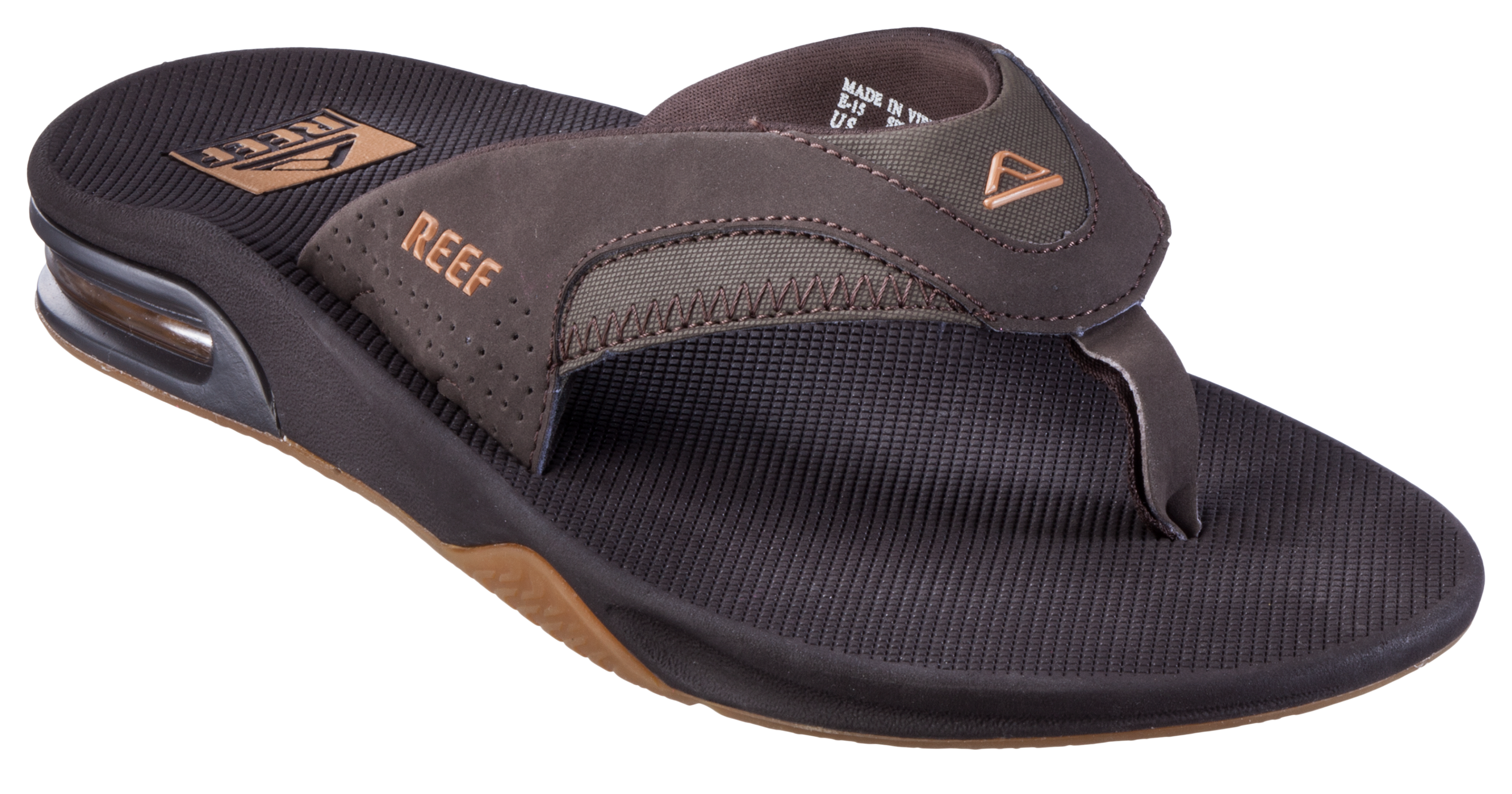 Reef Fanning Signature Series Sandals for Men - Brown/Gum - 12M