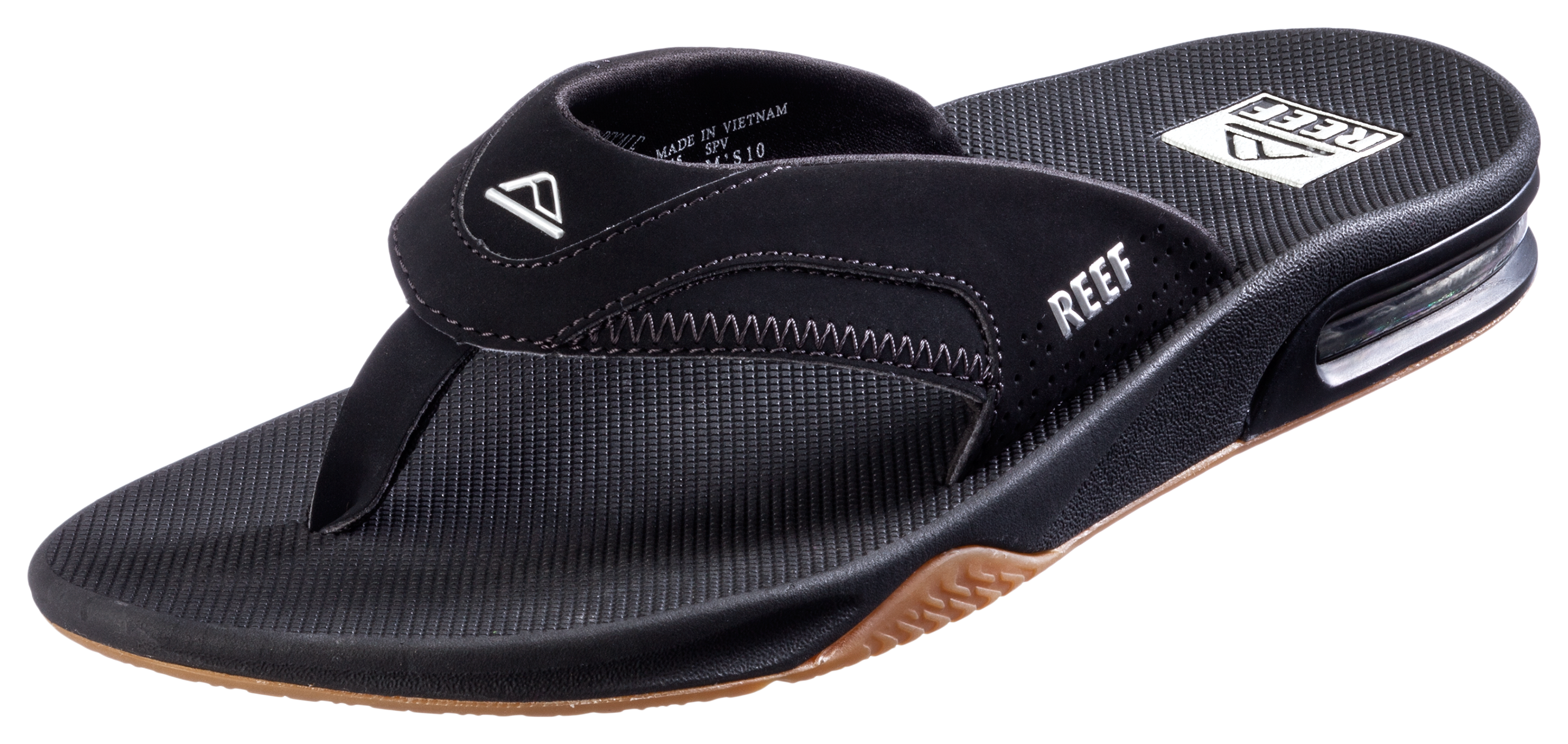 Reef Fanning Signature Series Sandals for Men - Black/Silver - 12M