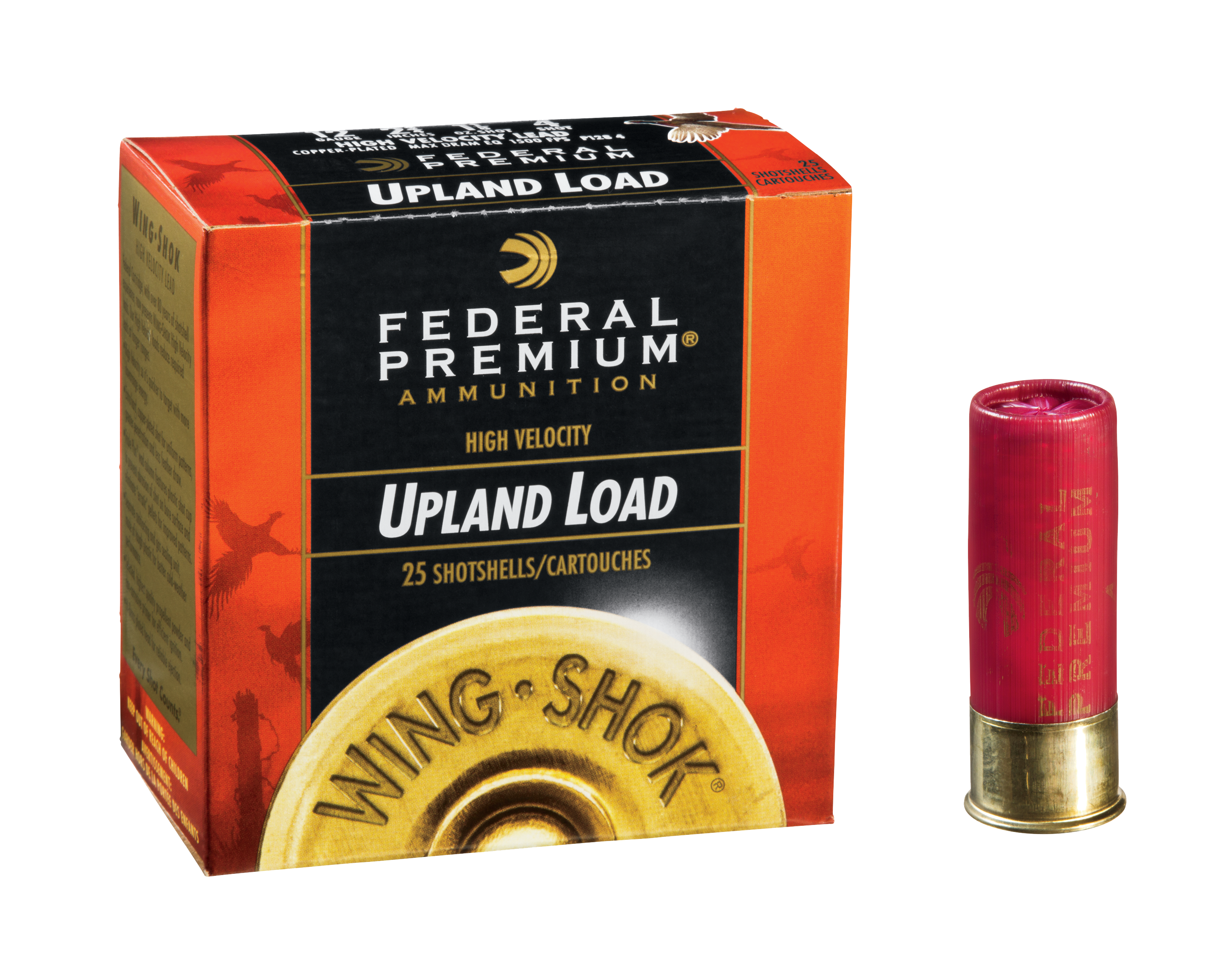 Federal Premium Wing-Shok High Velocity Upland Load Shotshells - #4 Shot - 1-1/8 oz. - 16 ga. - 250 Rounds - Federal