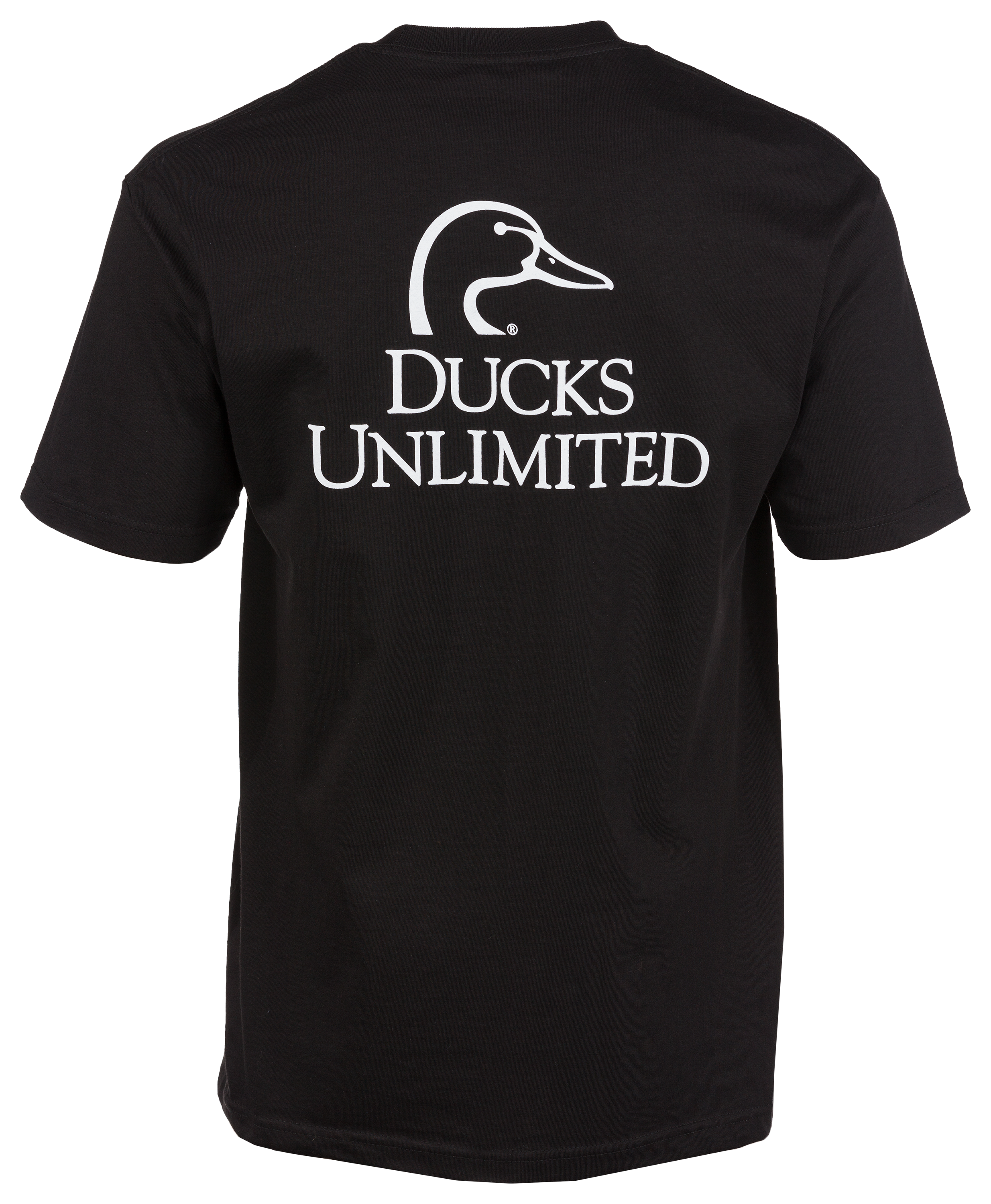 Ducks Unlimited Logo Short-Sleeve T-Shirt for Men - Black/White - S