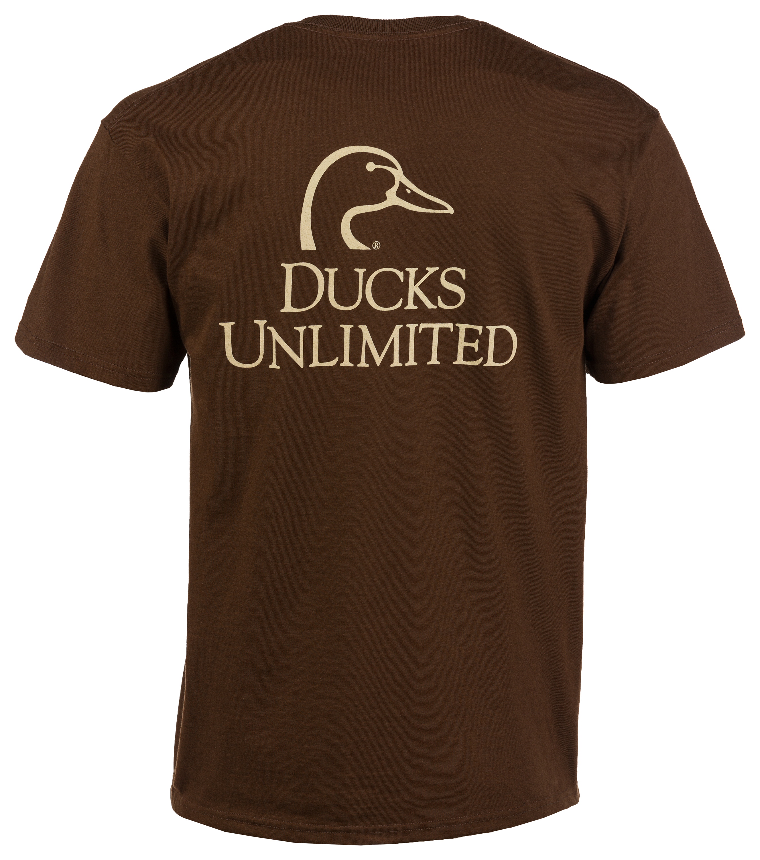 Ducks Unlimited Logo Short-Sleeve T-Shirt for Men - Coffee - S