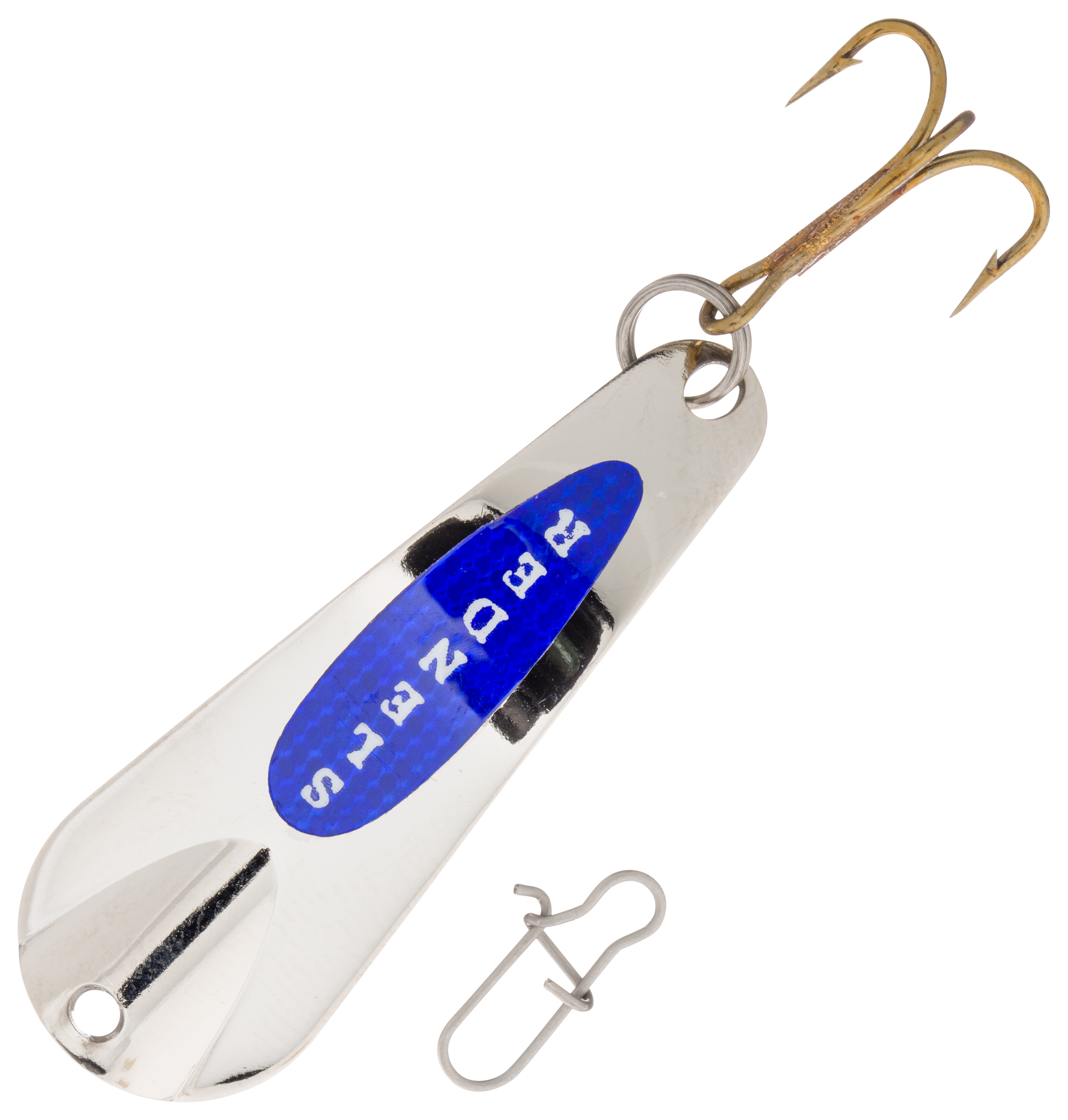 Custom Jigs &Spins Pro Series Slender Spoon - 1-1/2, 1/8 oz. - Silver/Blue