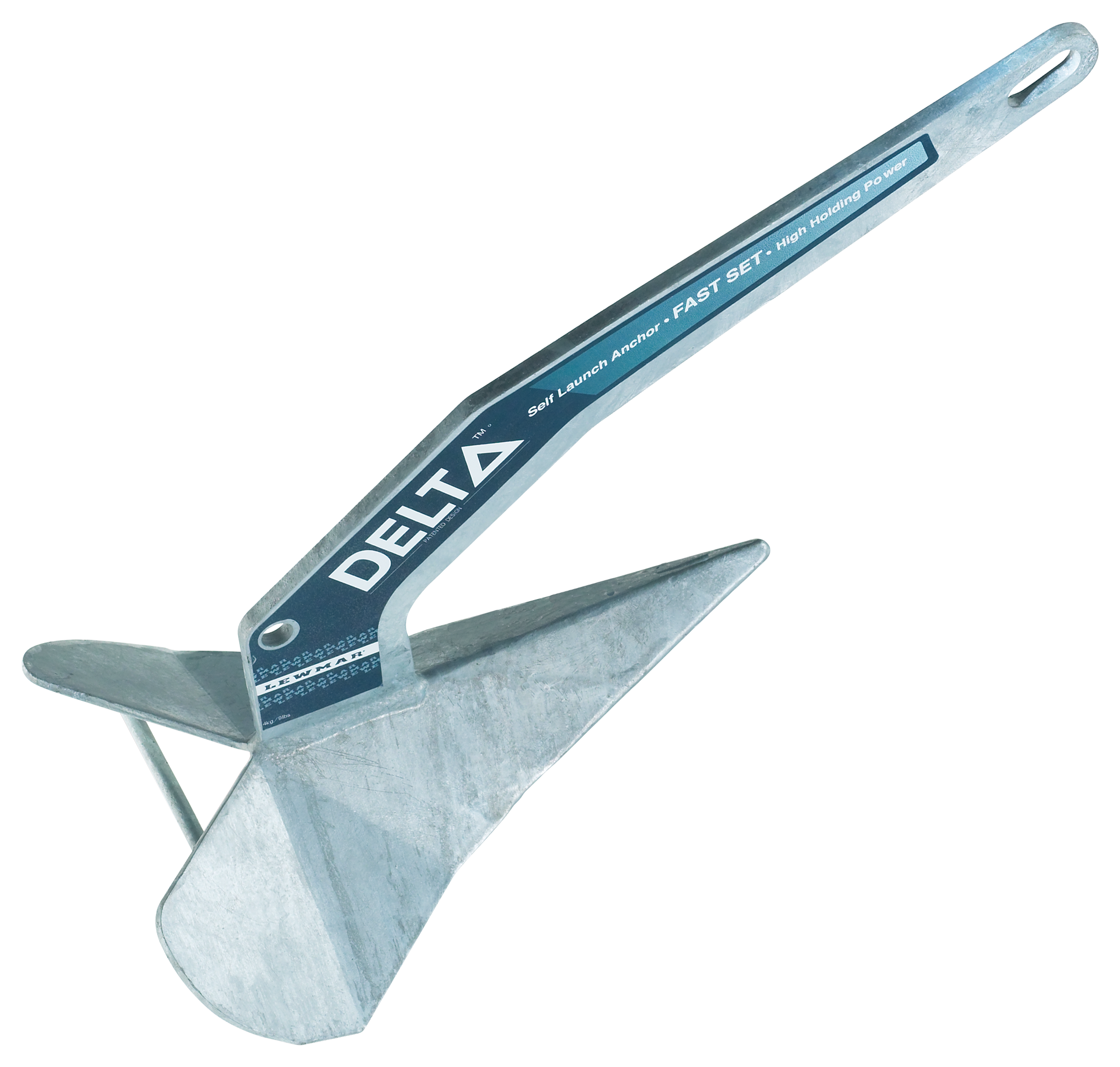 Lewmar Delta Galvanized Steel Anchor - 35 lbs.