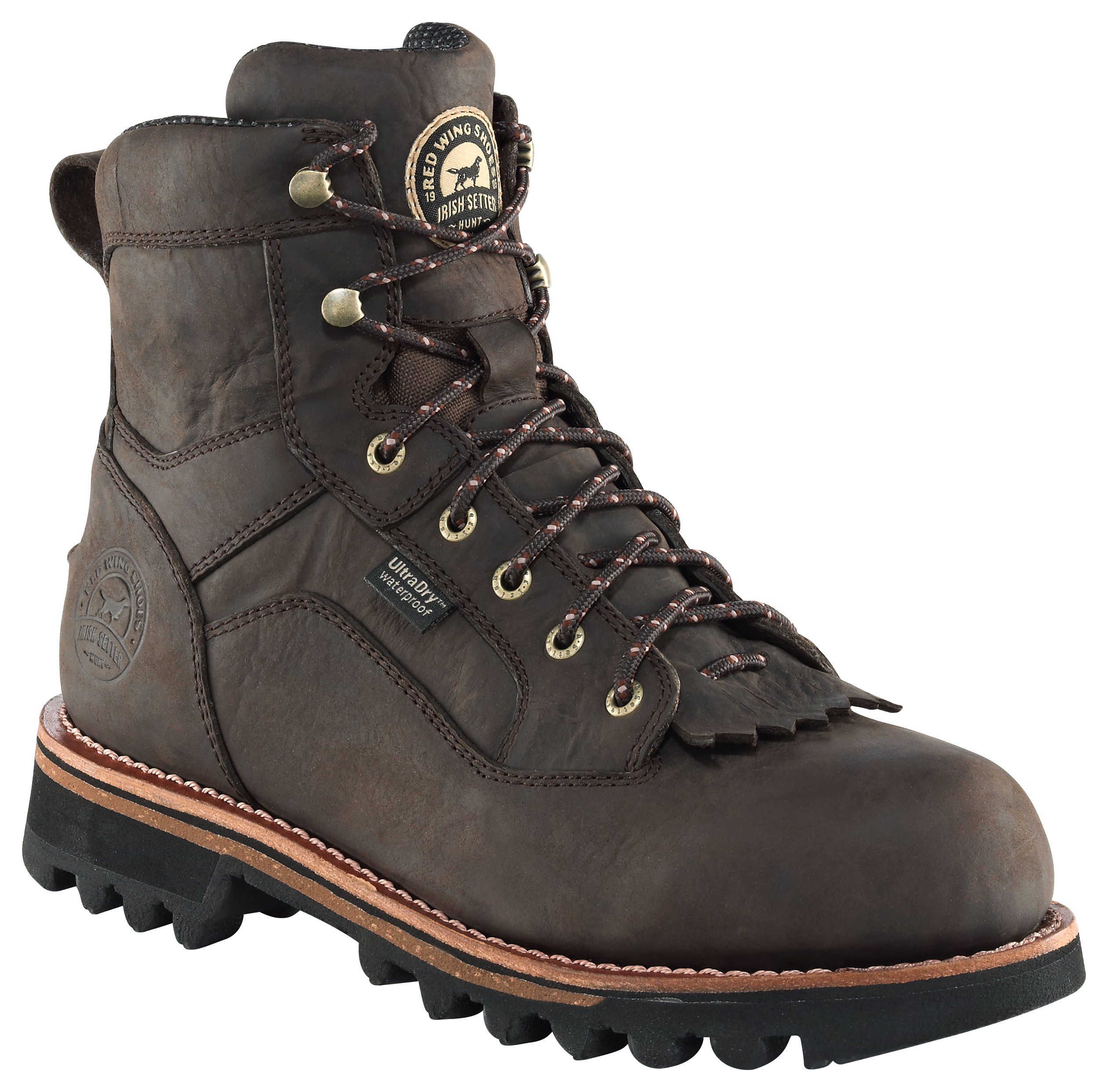 Image of Irish Setter Trailblazer 7' Waterproof Work Boots for Men - Brown - 10 Medium D