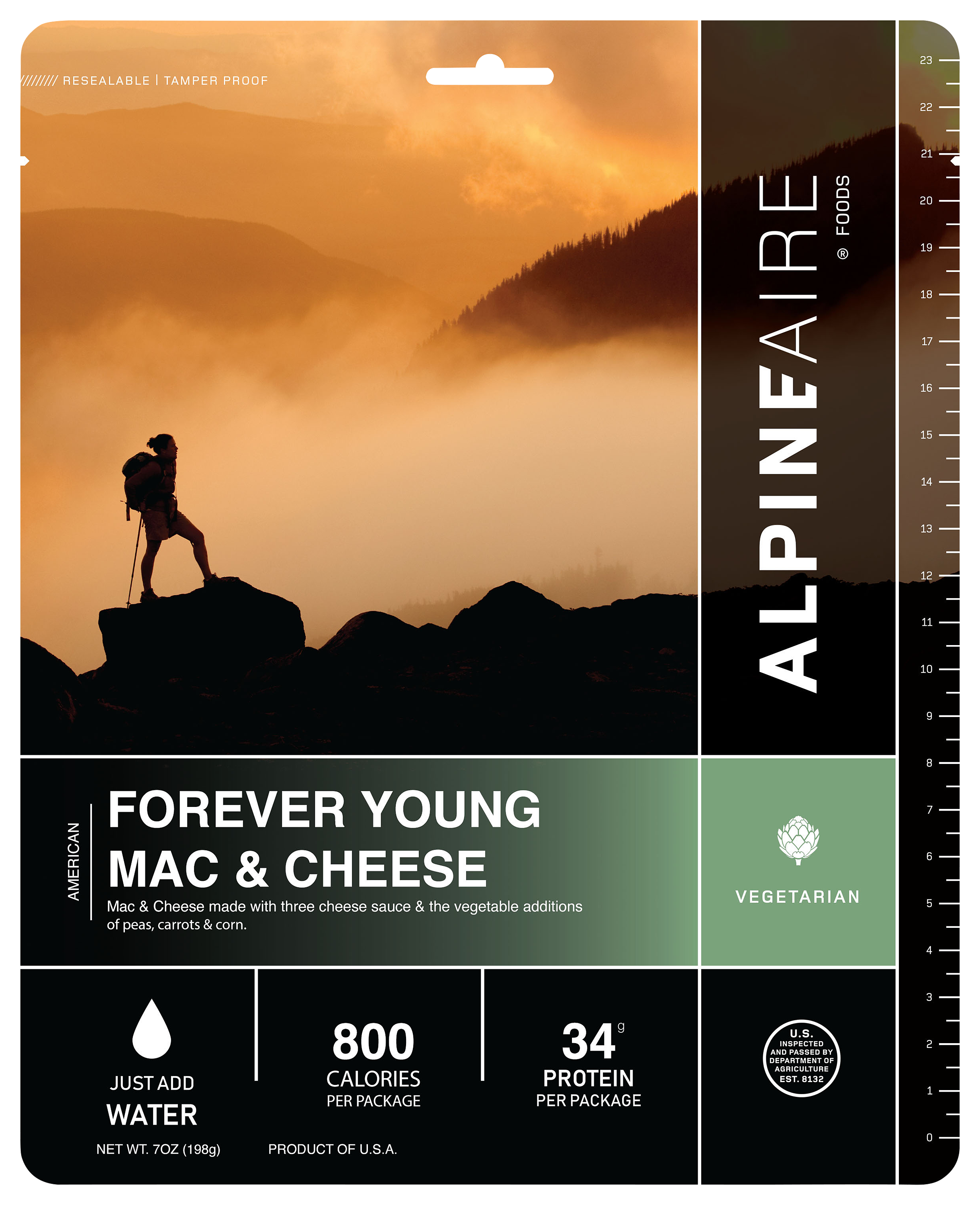 AlpineAire Foods Forever Young Mac And Cheese Dehydrated Food
