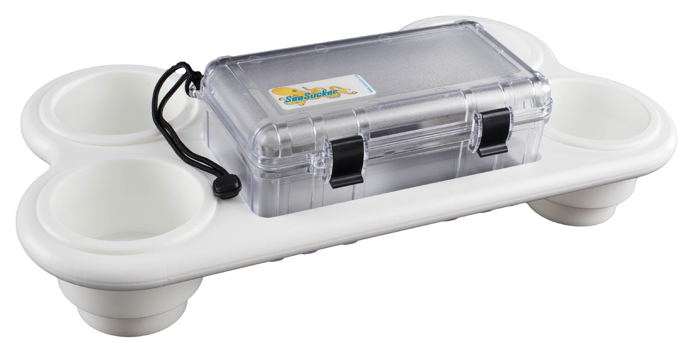 SeaSucker Cup Holder with Large Dry Box
