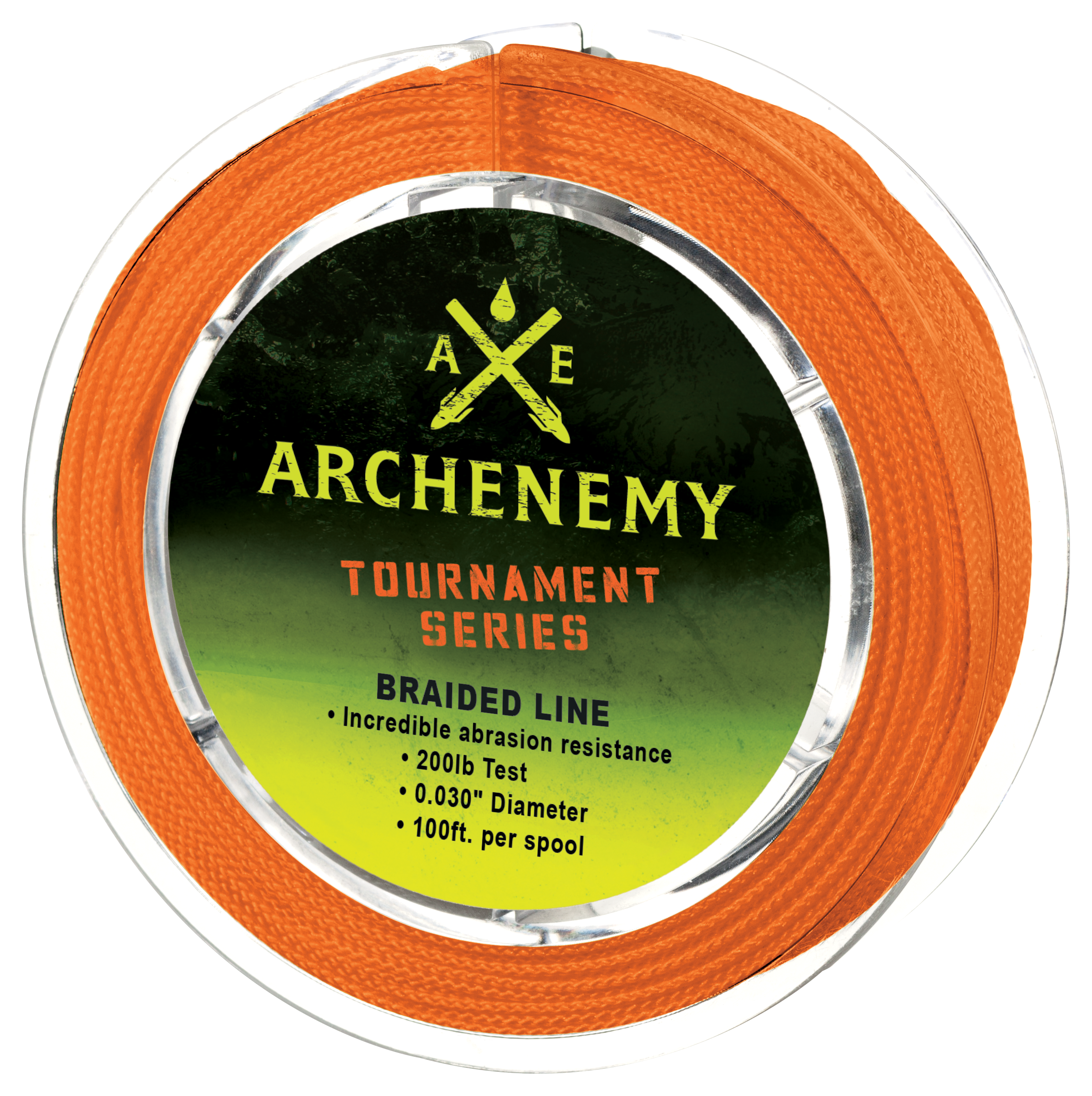 Archenemy Tournament Series Braided Bowfishing Line - Orange - Archenemy