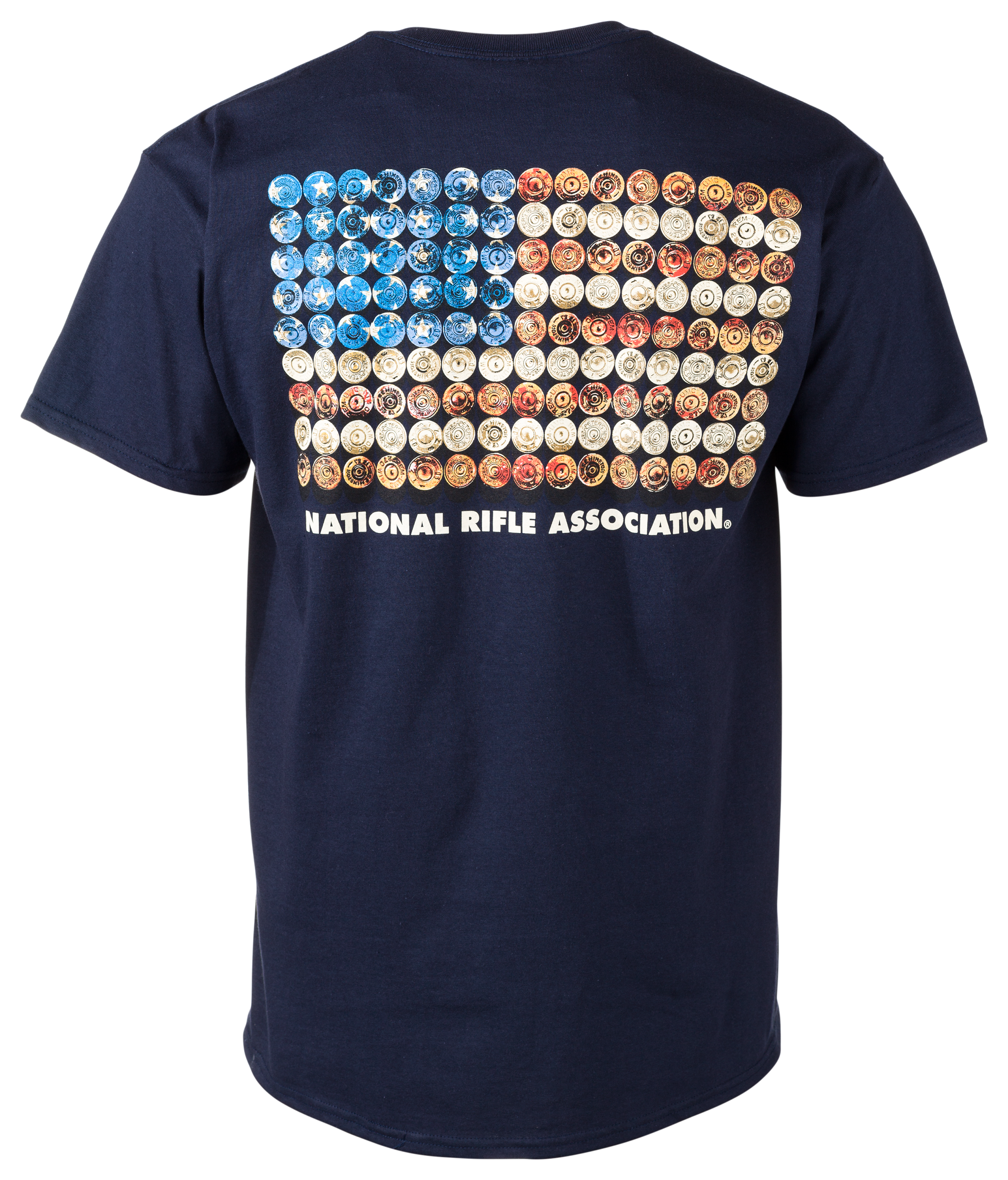 NRA Shotgun Flag Short-Sleeve T-Shirt for Men - Navy - M - NRA