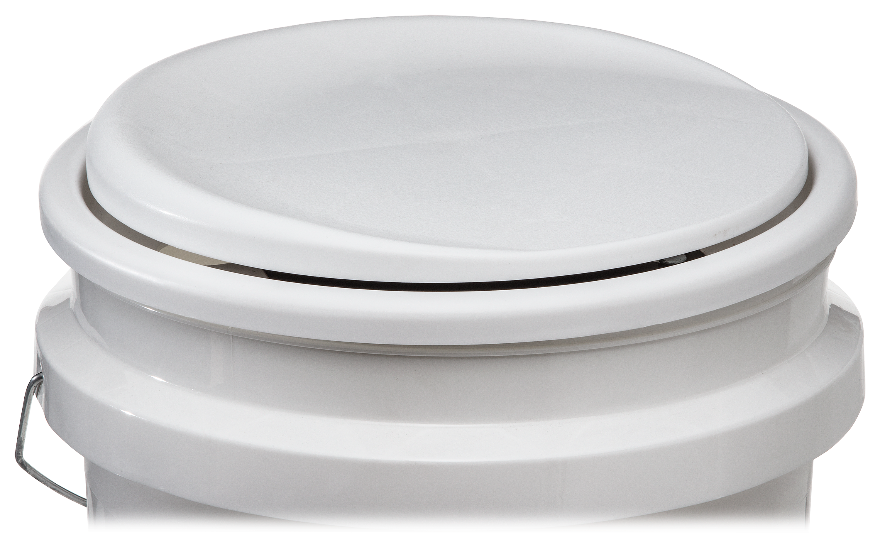 Bucket Innovations Swivel Seat Bucket Lid - White