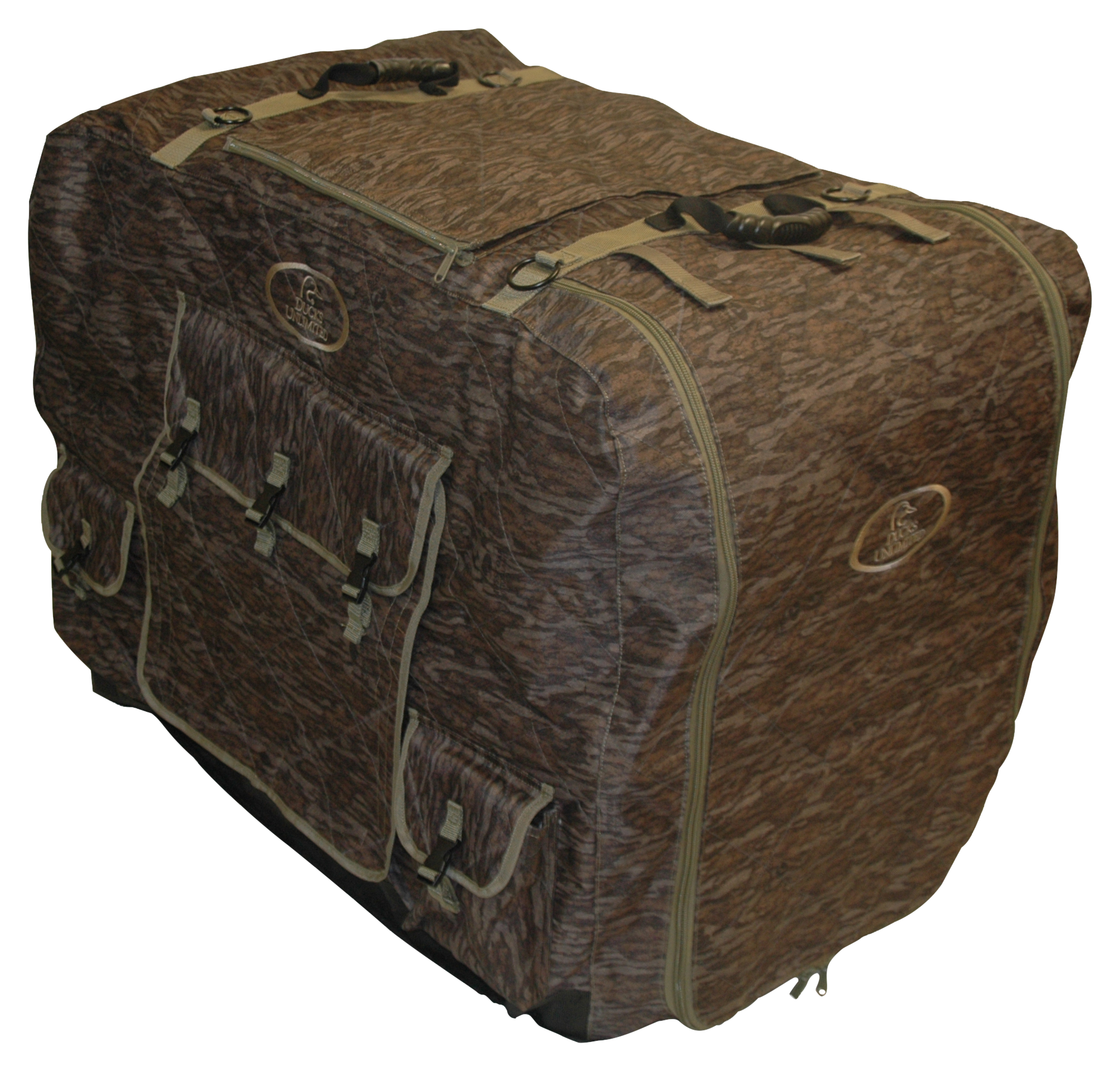 Ducks Unlimited Insulated Pet Kennel Cover - Mossy Oak Bottomland - L