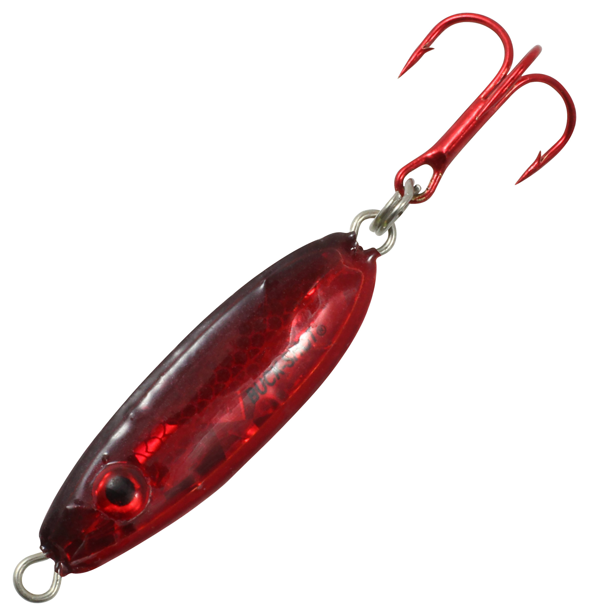 Northland Fishing Tackle Buck-Shot Rattle Spoon - #8, 1/8 oz. - Super Glo Redfish
