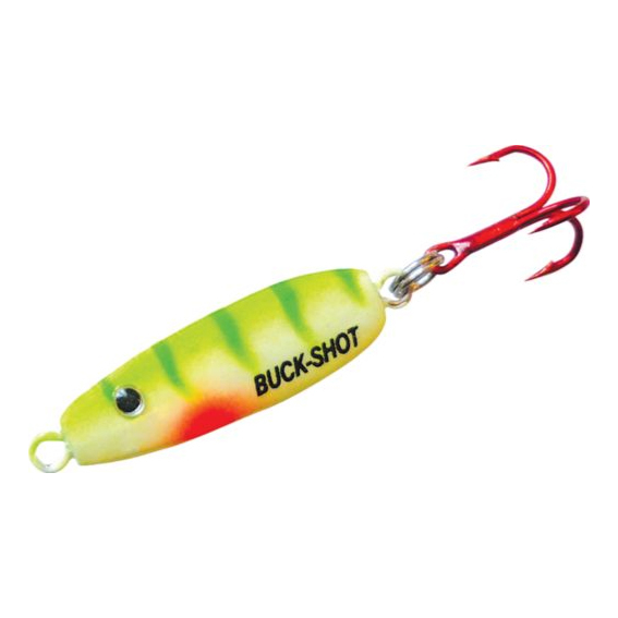 Northland UV Buck-Shot Rattle Spoon - 1/16 oz. - Glow Perch