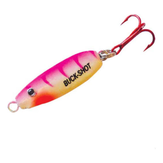 Northland UV Buck-Shot Rattle Spoon - 1/8 oz. - Pink Tiger