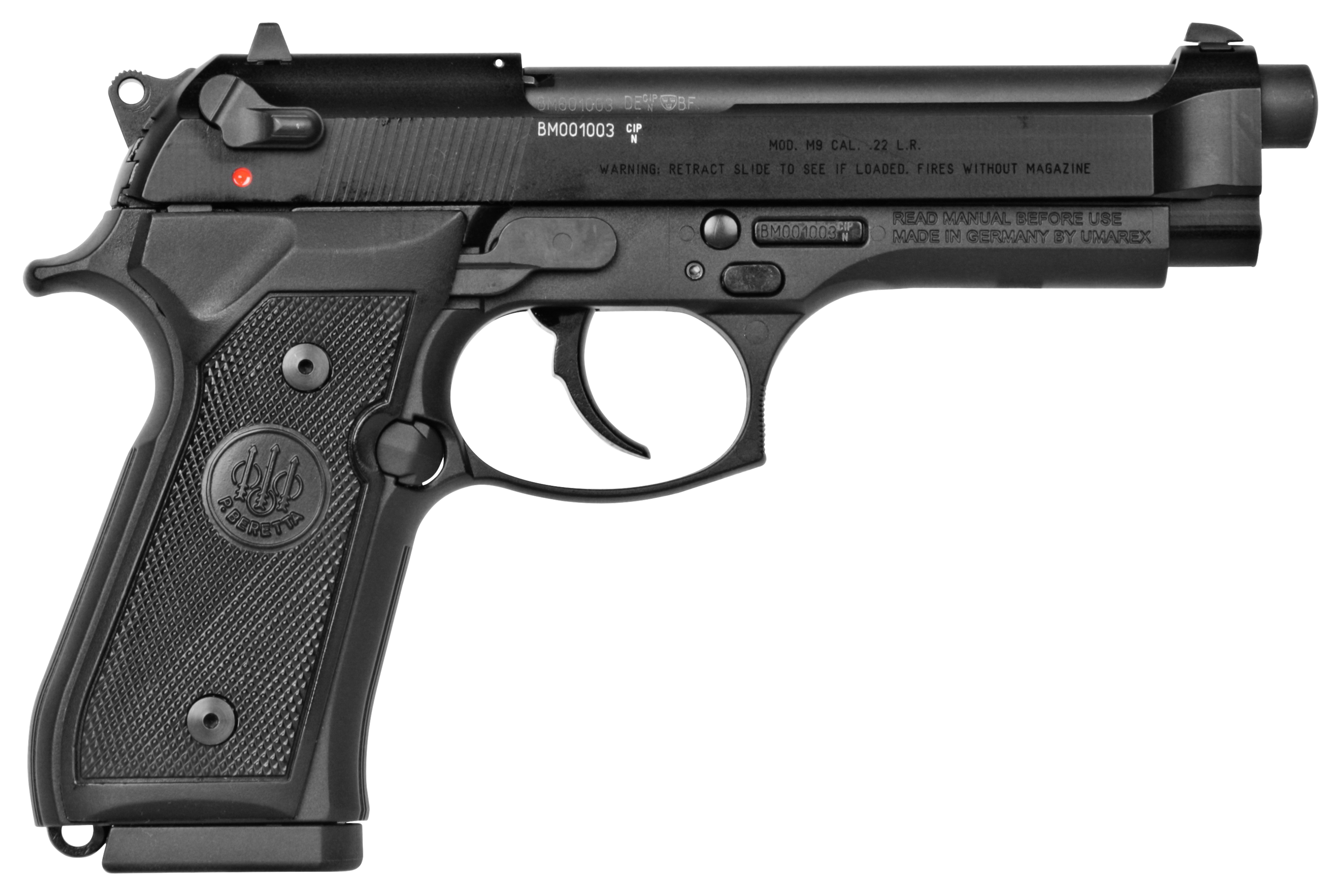 Beretta M9 22LR Rimfire SemiAuto Pistol  22 LR  Round Capacity 15  1