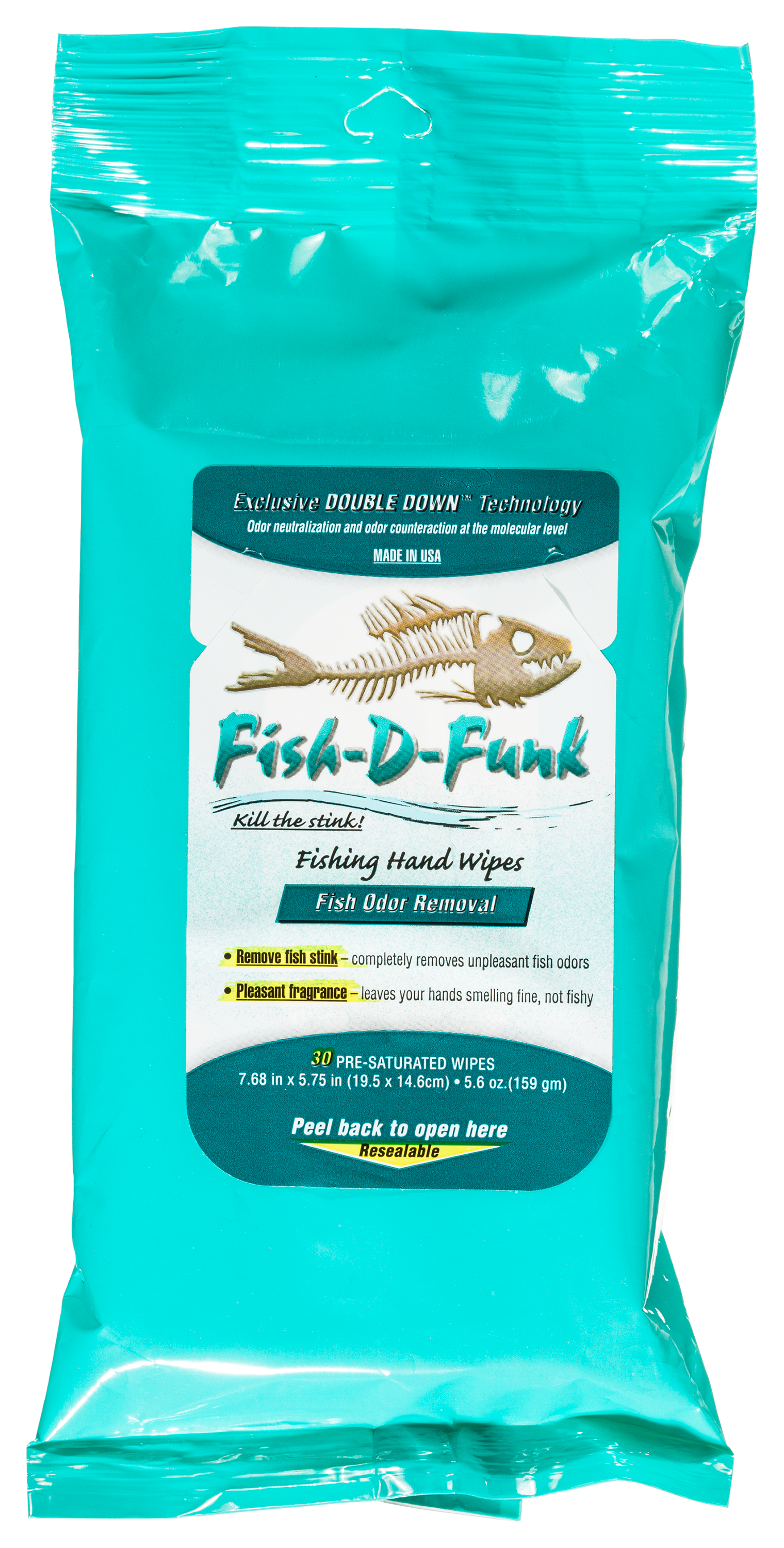 Image of Fish-D-Funk Fishing Hand Wipes - 7-5/8″x5-3/4″