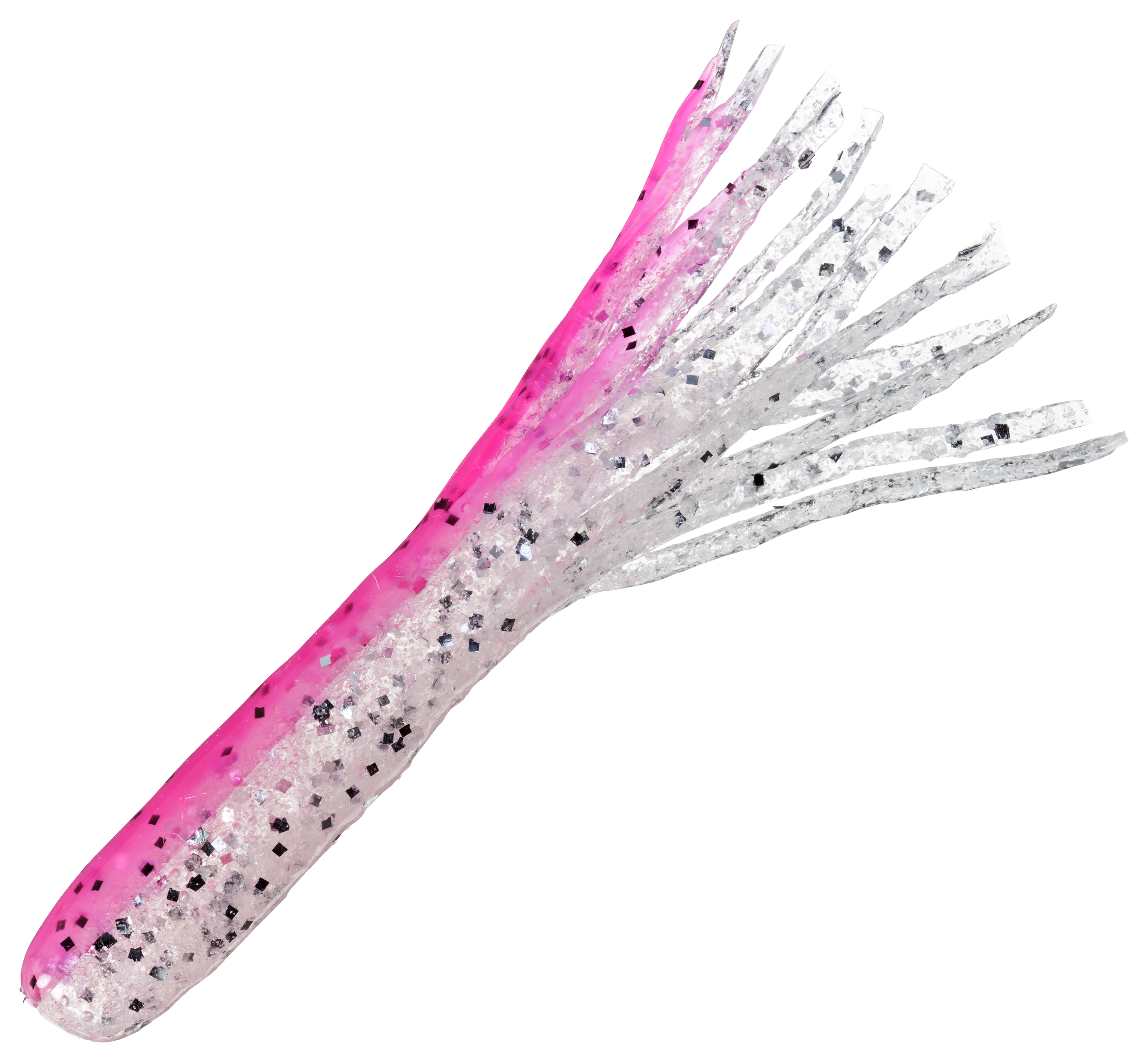 Image of Bass Pro Shops Tender Tube - 3-1/2″ - Pink Pepper/Clea Sparkle