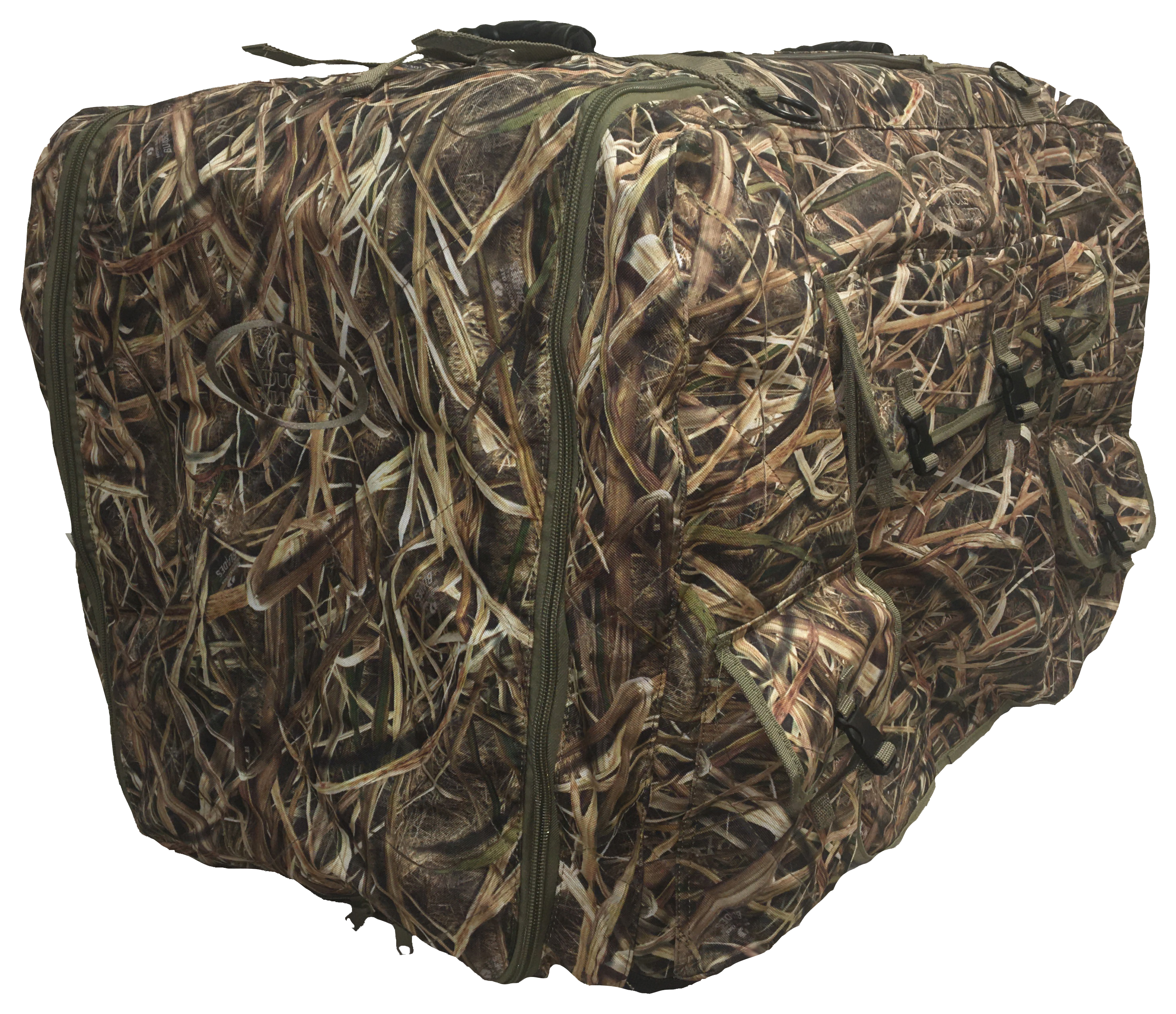 Ducks Unlimited by Mud River Insulated Dog Kennel Cover - Mossy Oak Shadow Grass Blades - 37″x26″x26″ - Mud River