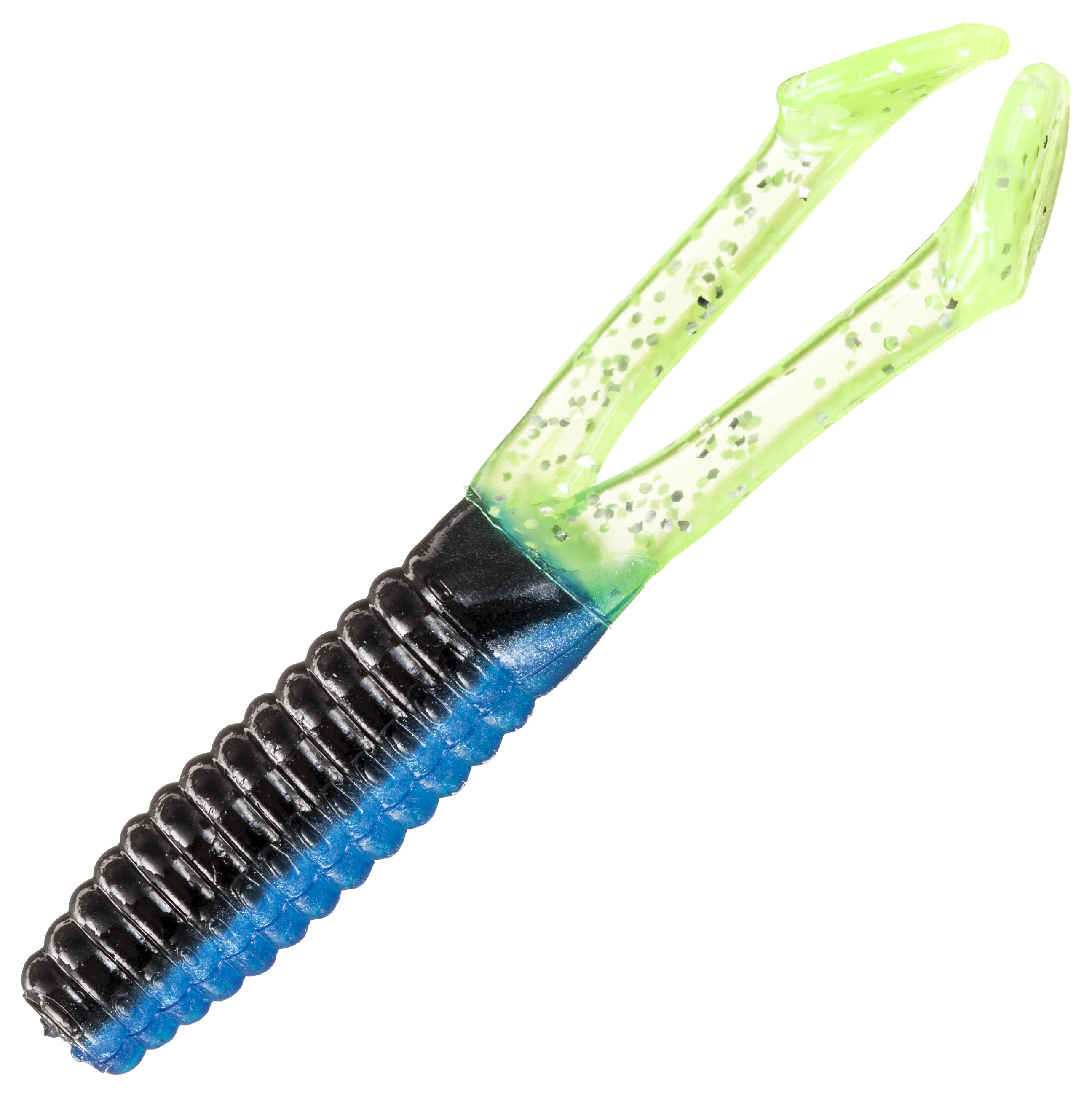 Kalins Crappie Scrub - Black Blue Chartreuse
