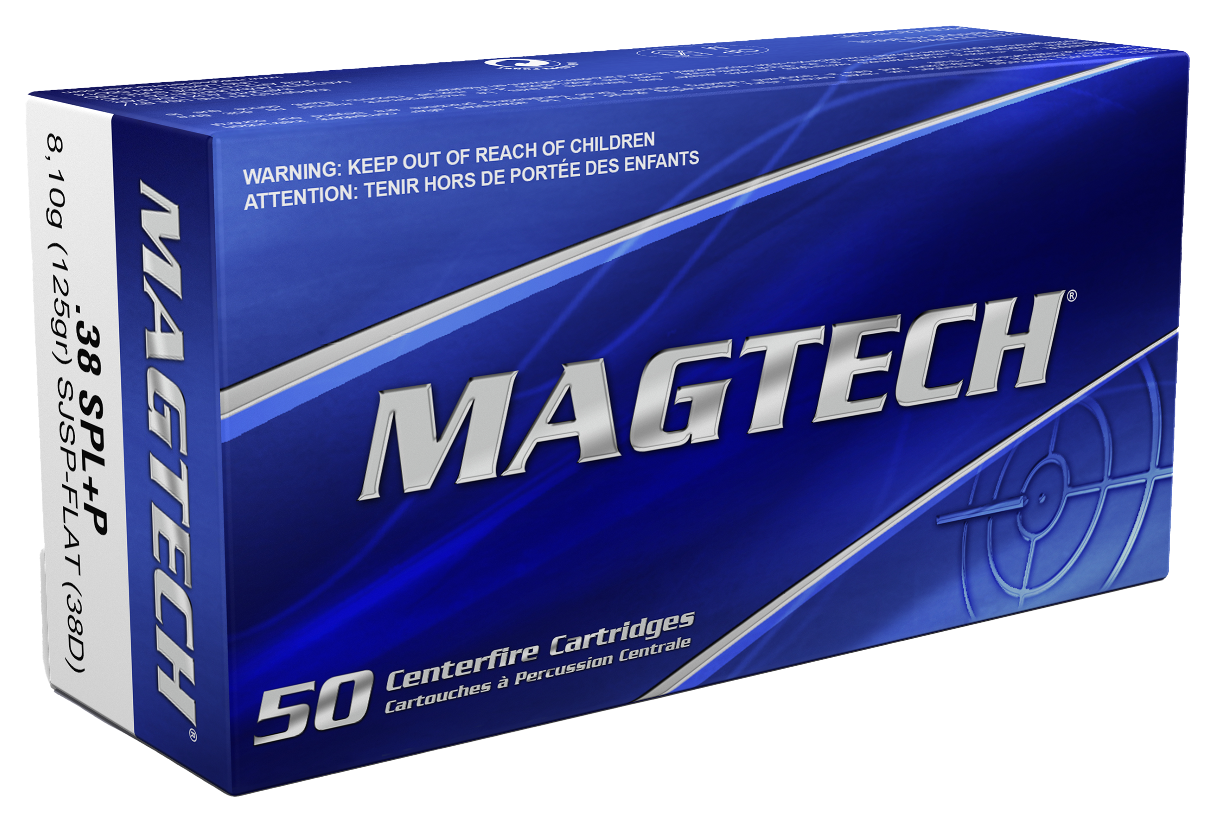 Magtech Range &Training .38 Special +P 125 Grain Semi-Jacketed Soft Point Handgun Ammo