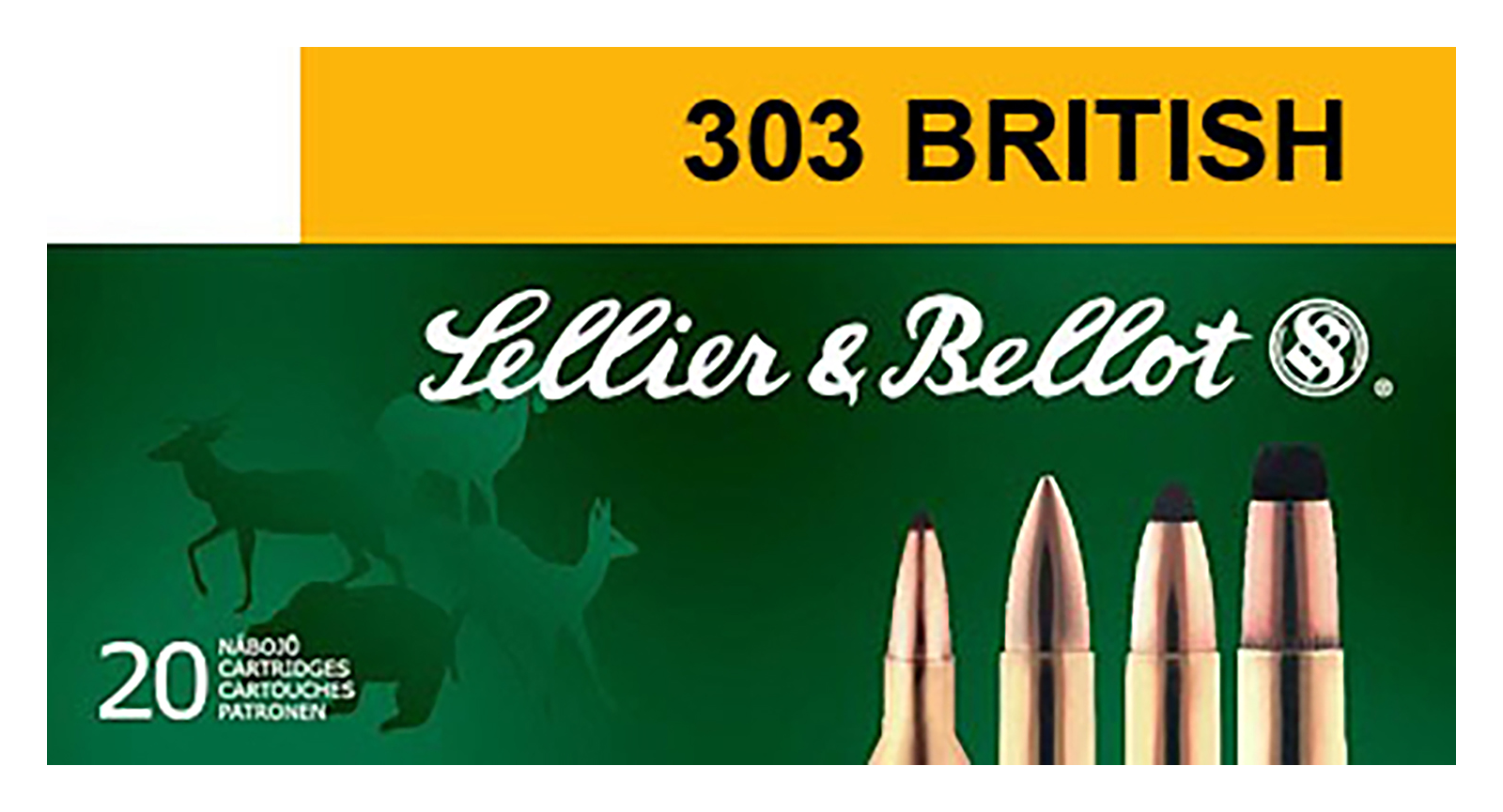 Sellier &Bellot .303 British 150 Grain Soft Point Centerfire Rifle Ammo