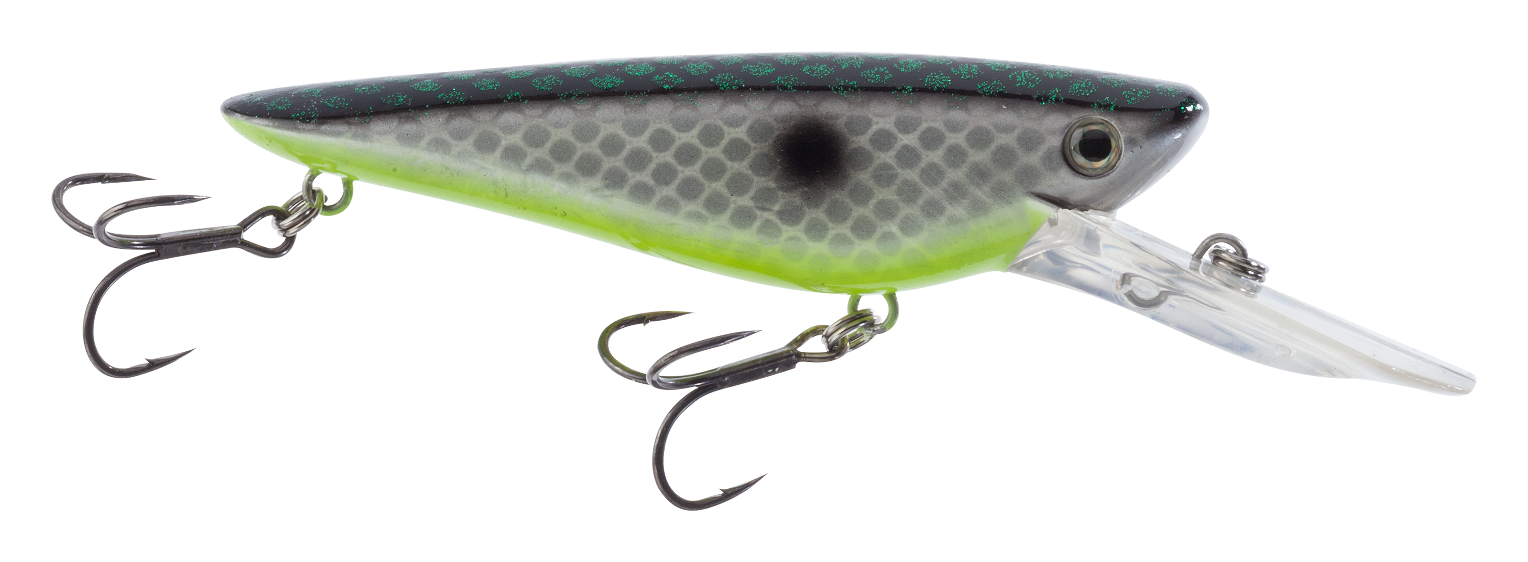 Musky Armor Krusher Jr. Crankbait - Chartreuse Belly Shad
