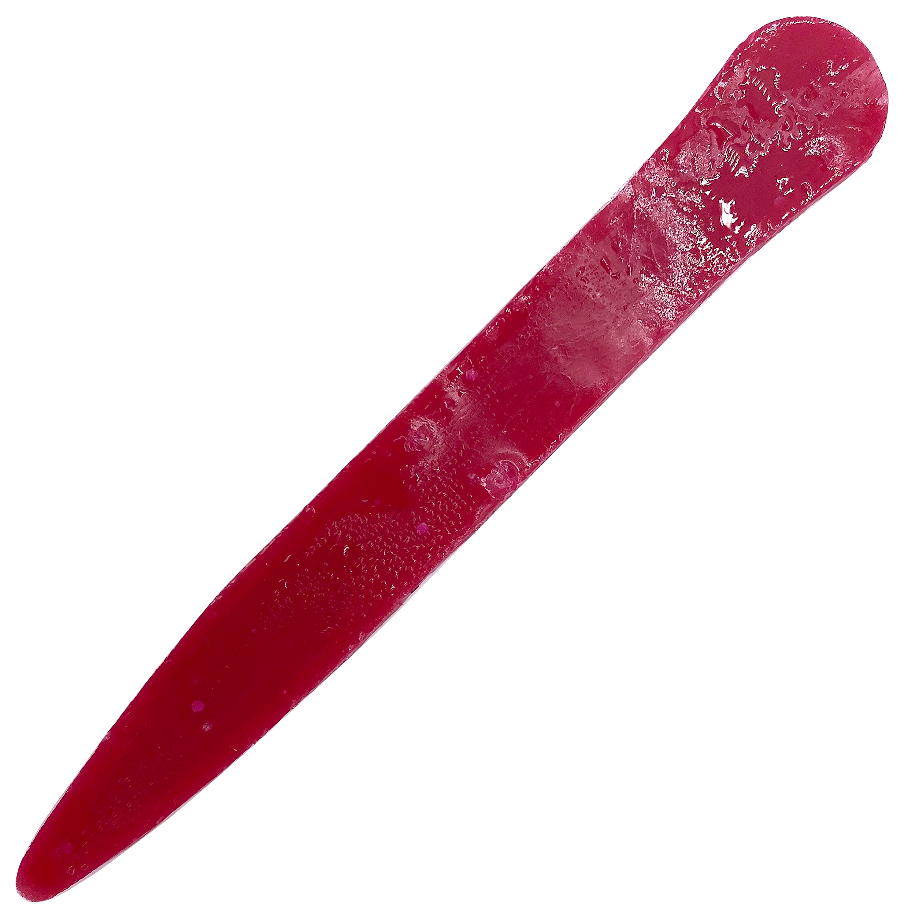 Otter Tail Straight Thin Jig Tail - Red
