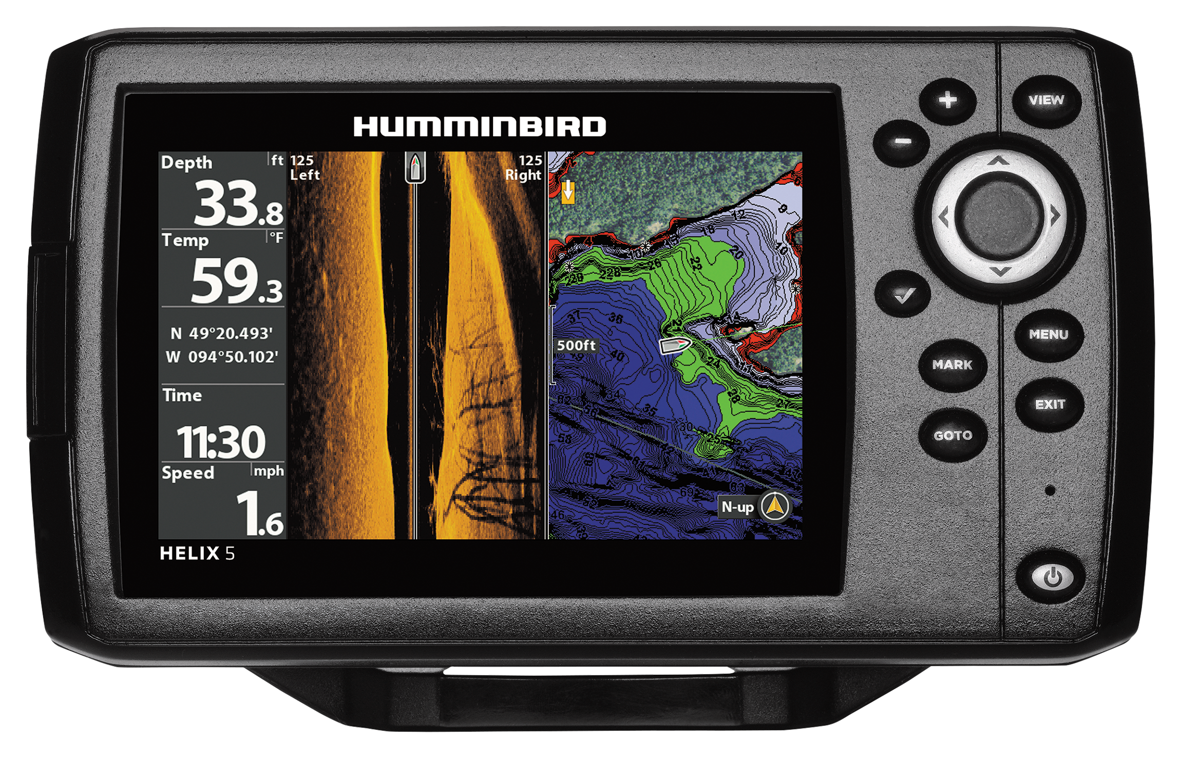 Humminbird HELIX 5 CHIRP SI GPS G2 Fishfinder and Chartplotter