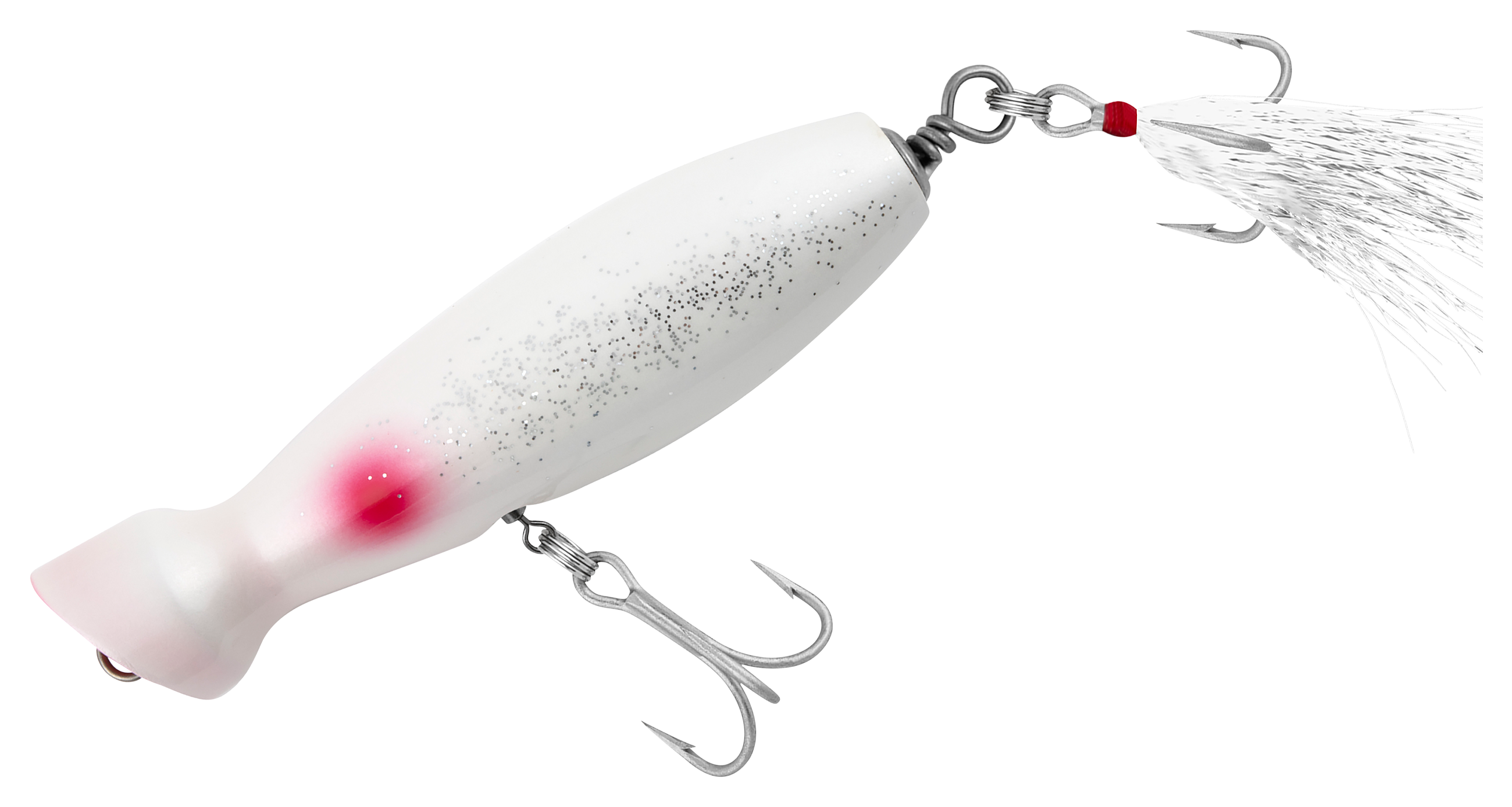 Image of Tsunami Timberlure Bottle Style Popper - 4-1/2″ - White