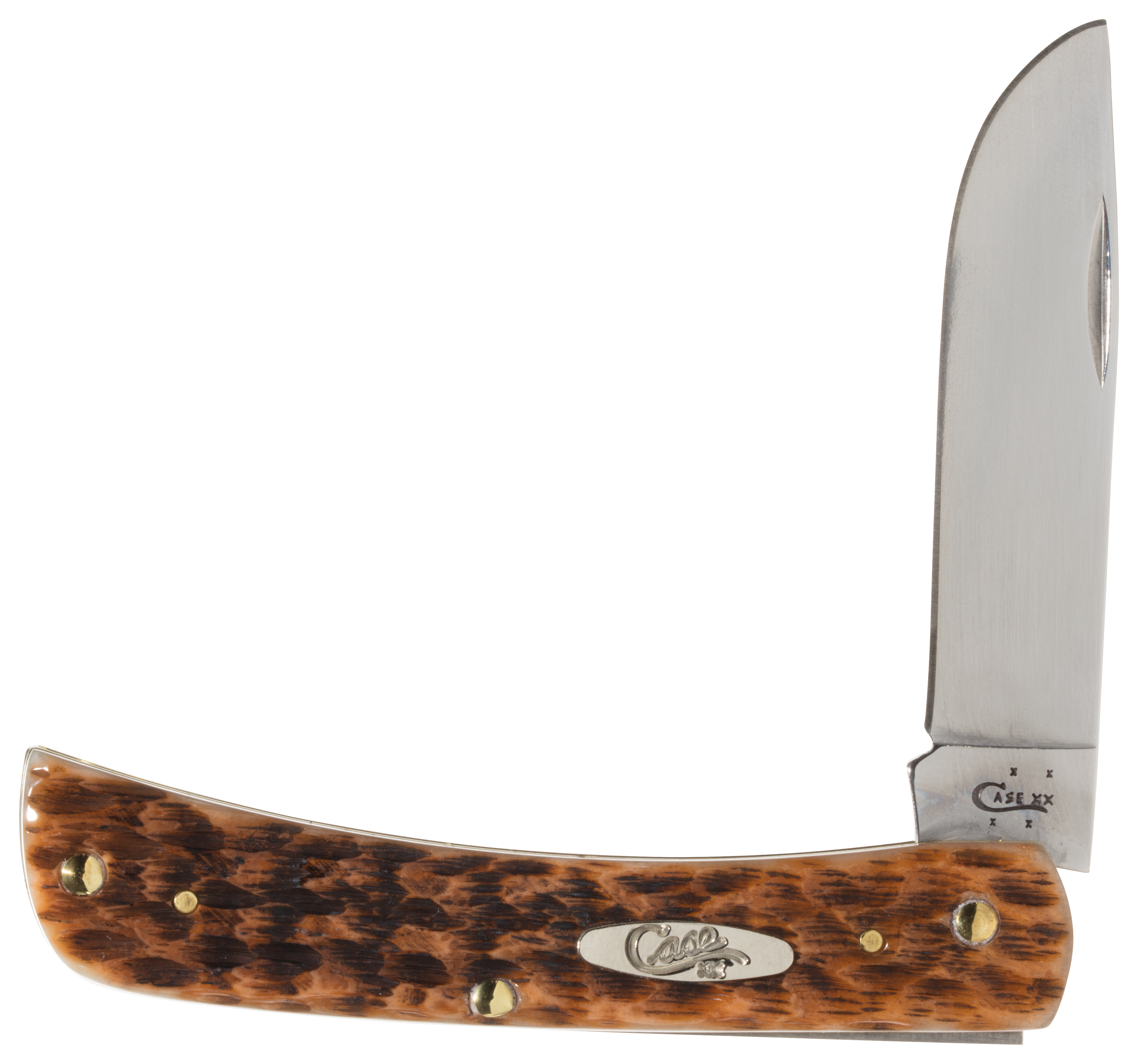 Case Amber Bone Sod Buster Jr. Pocket Knife - Case