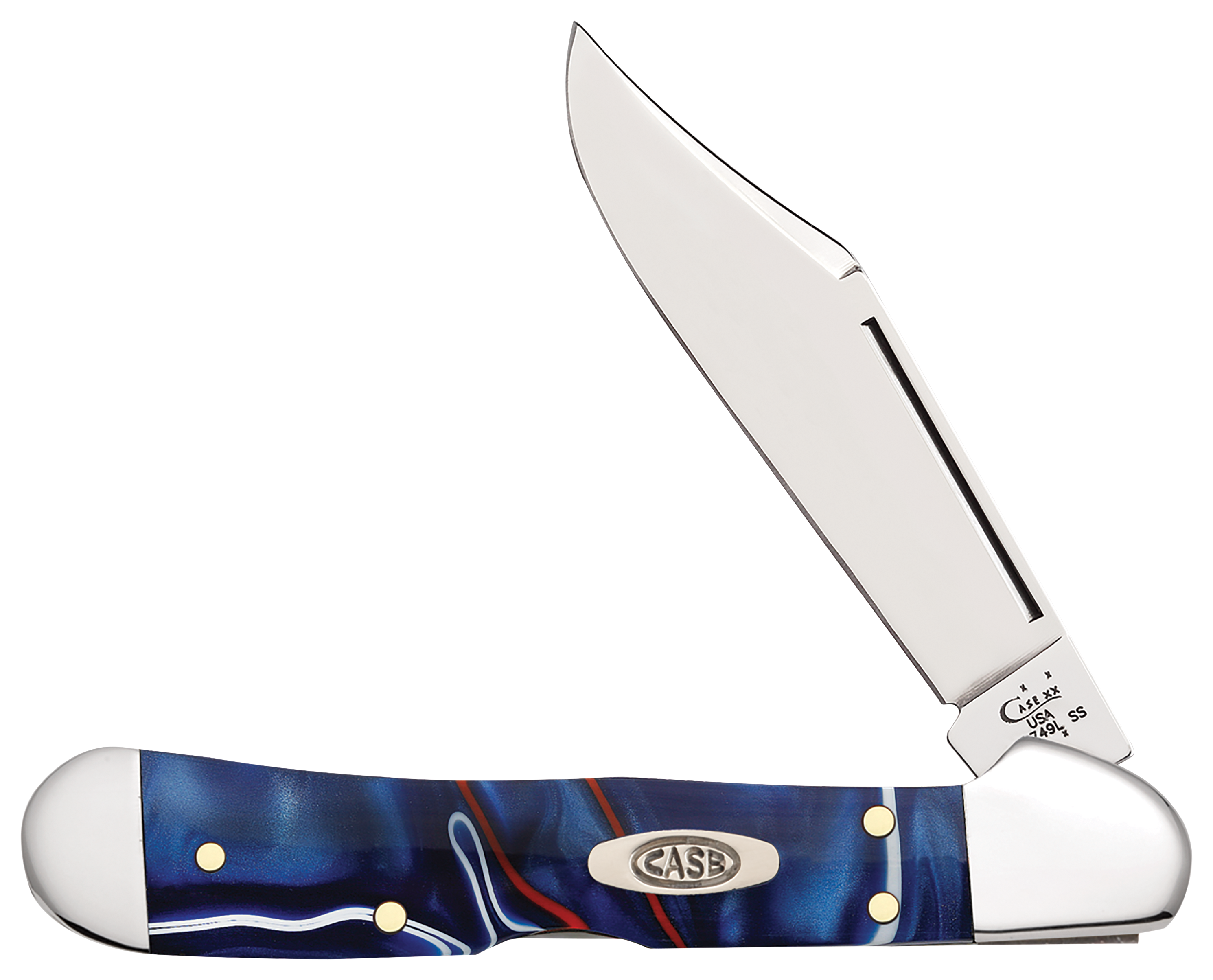 Case Patriot Kirinite Mini CopperLock Pocket Knife - Case