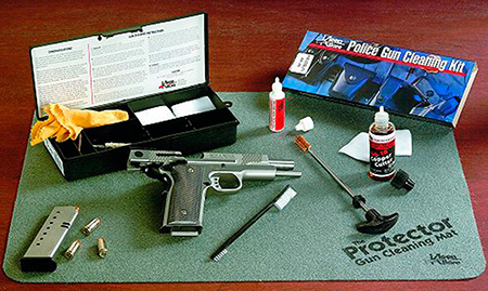 KleenBore Police Gun Cleaning Kit for Handguns - .44/.45 Cal. - Kleen-Bore