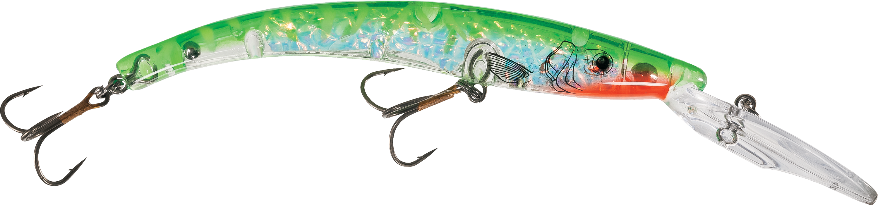 Image of Reef Runner Deep Diver 800 Crankbait - Green Flash - 4-3/4″