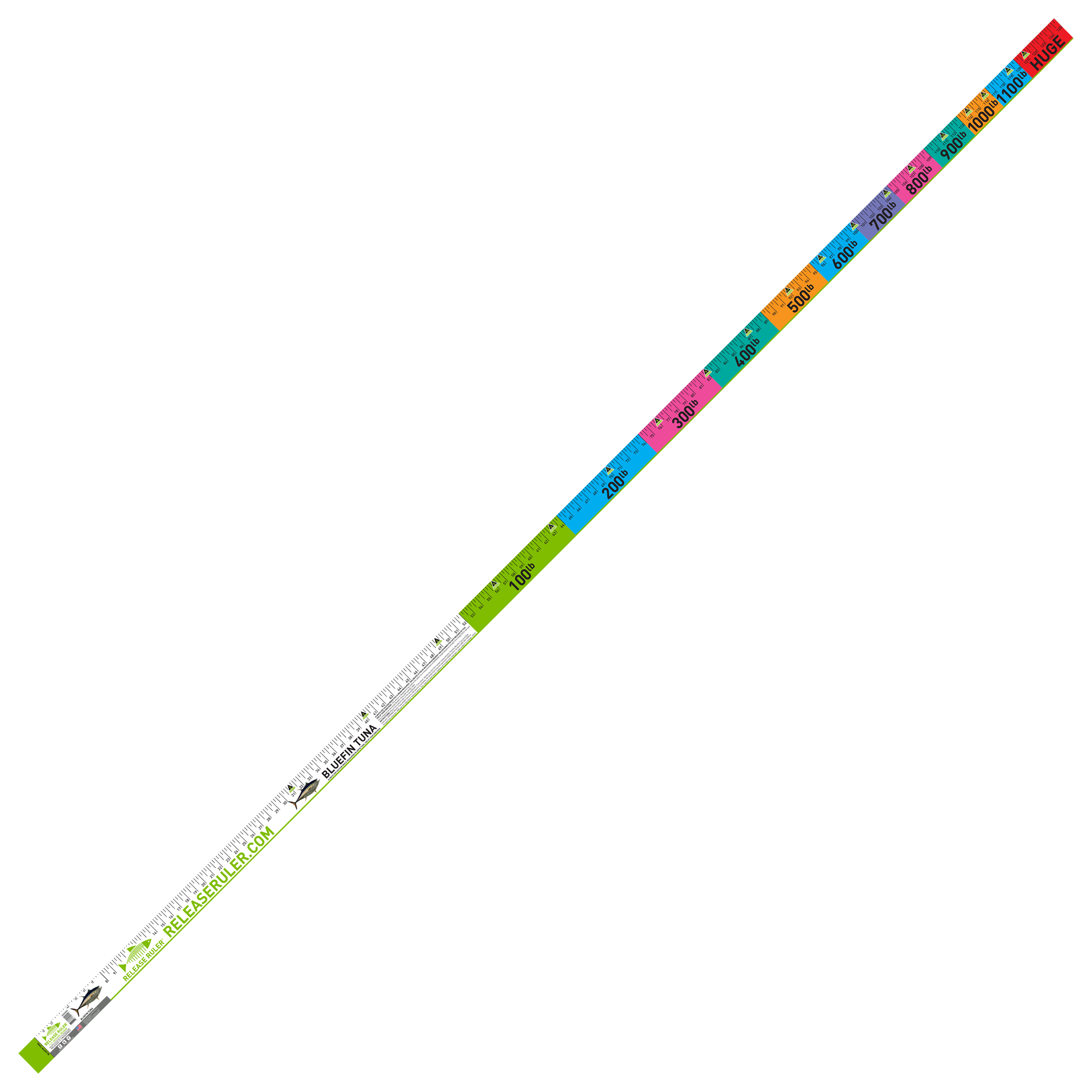 Release Ruler Bluefin Tuna Ruler - 125 x 2