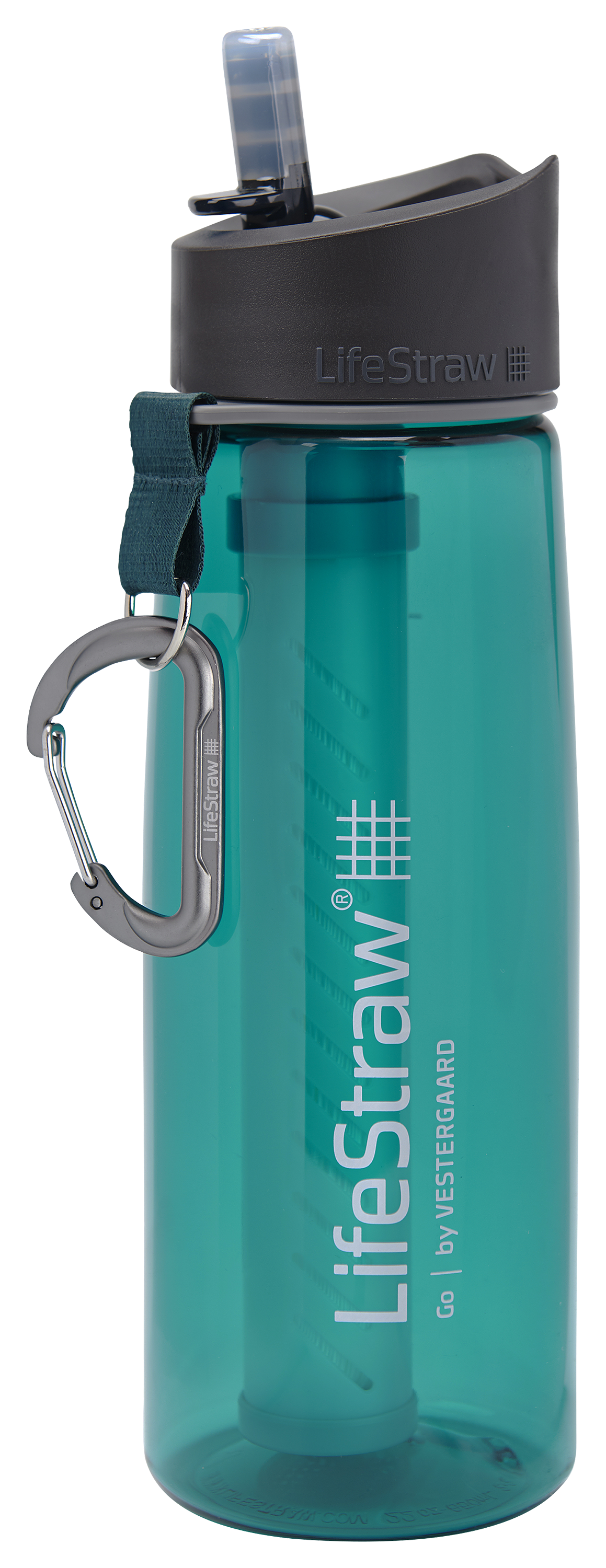Lifestraw Go Water Bottle with 2-Stage Water Filter - Dark Teal - 22 oz.