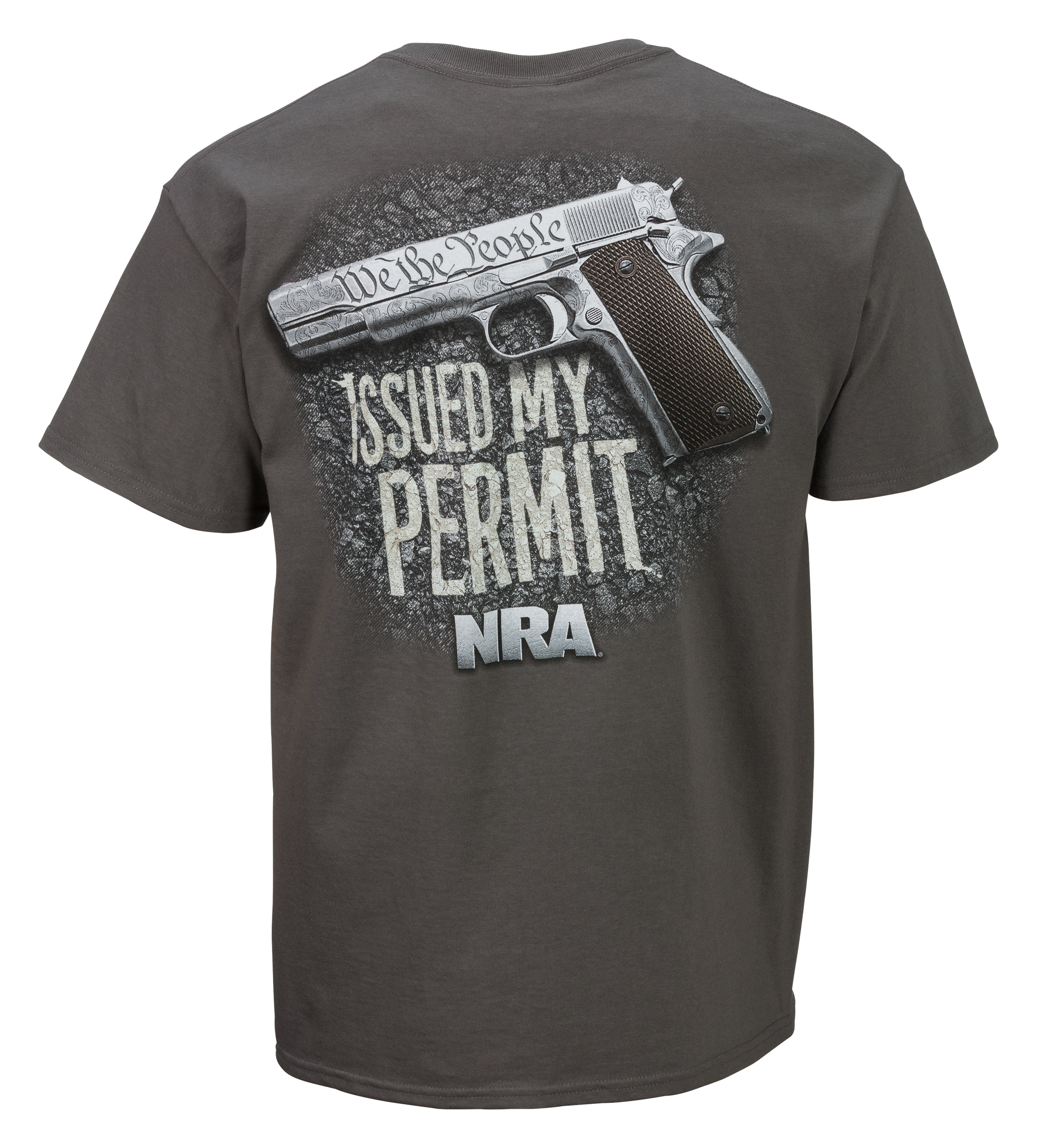 NRA We The People Short-Sleeve T-Shirt for Men - Charcoal - M - NRA