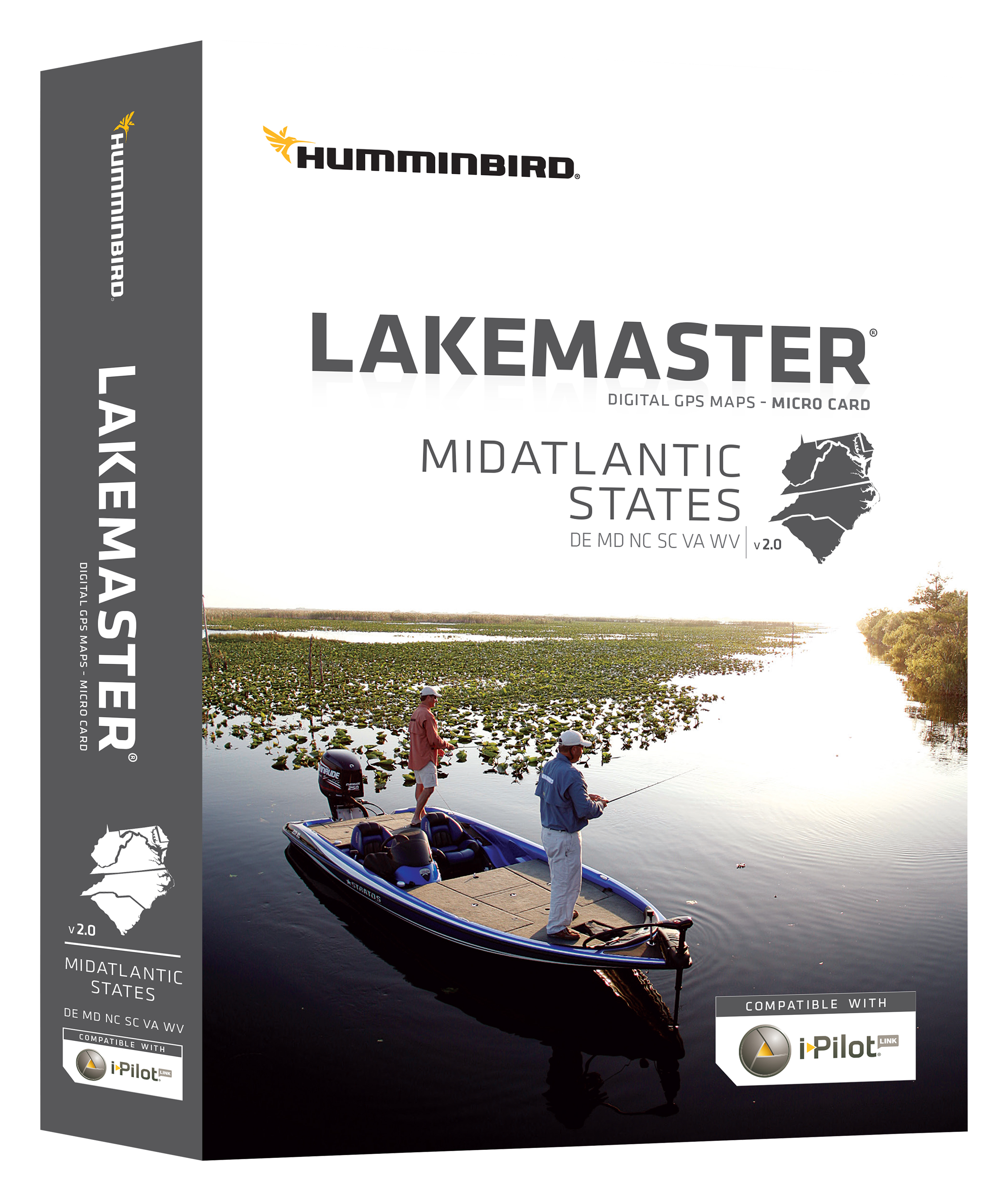 Humminbird LakeMaster microSD Digital GPS Map Cards - Mid Atlantic States V
