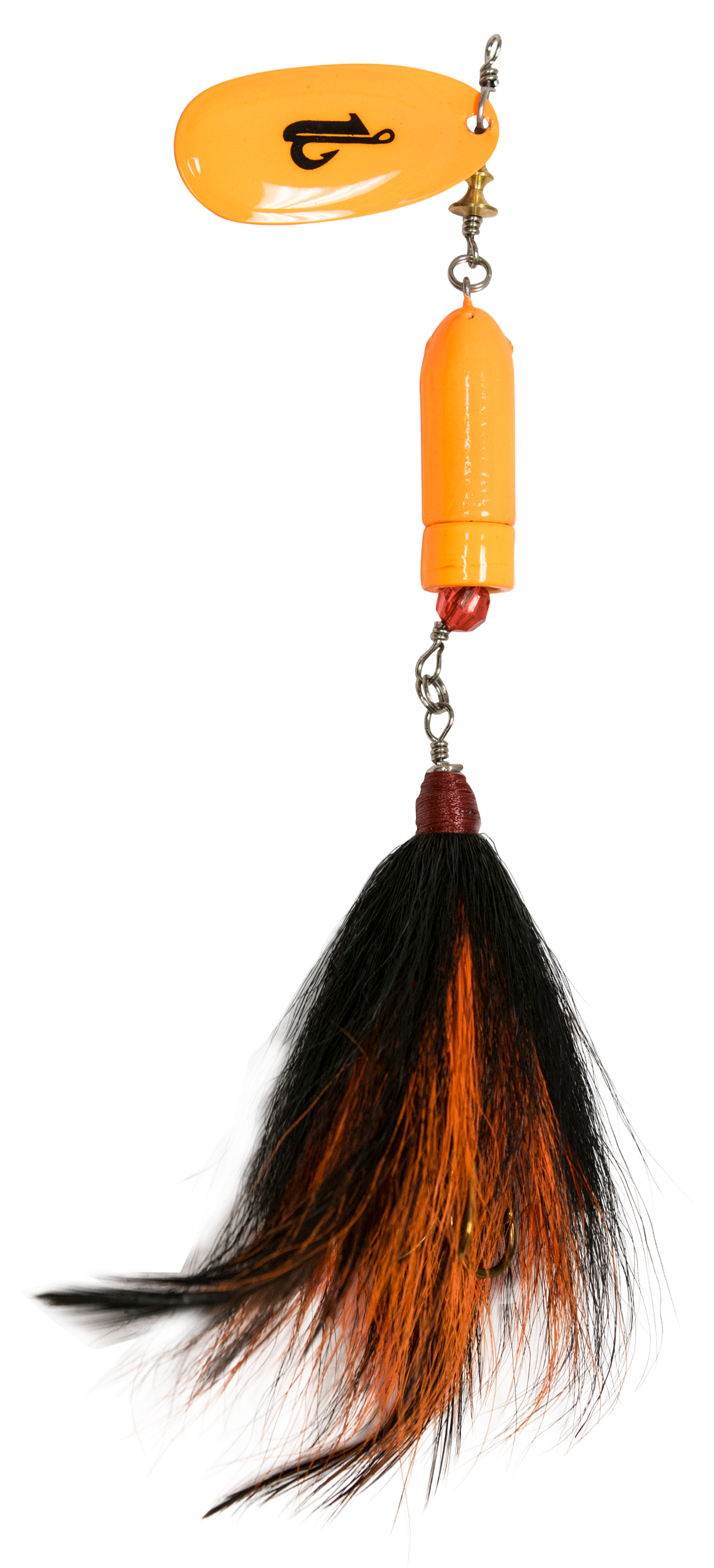 Livingston Lures EBS Spinner 100 - Hot Orange Black