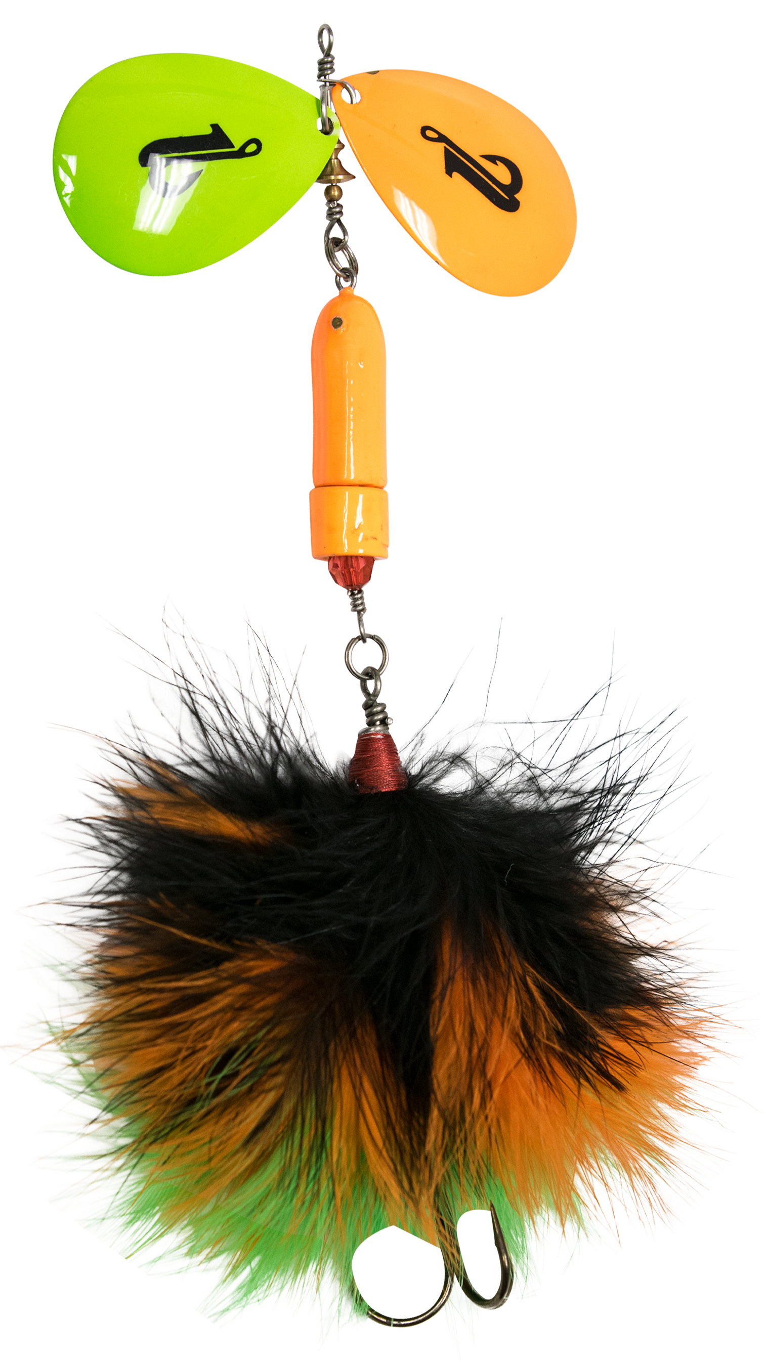 Livingston Lures EBS Spinner 150 - Hot Orange Chartreuse