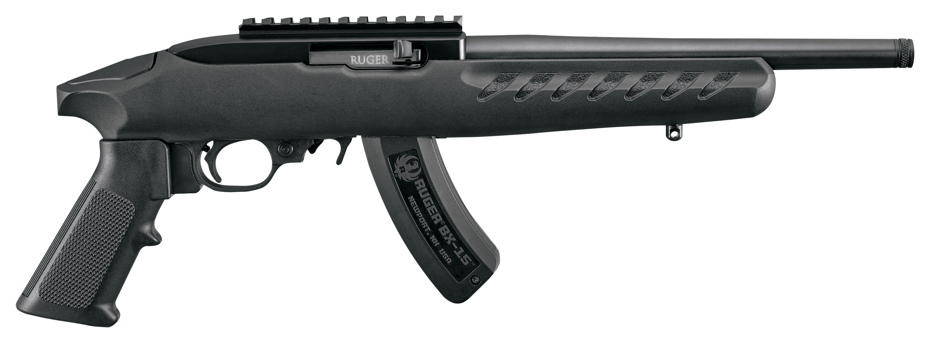 Ruger 22 Charger Semi-Auto Rimfire Pistol with Bipod