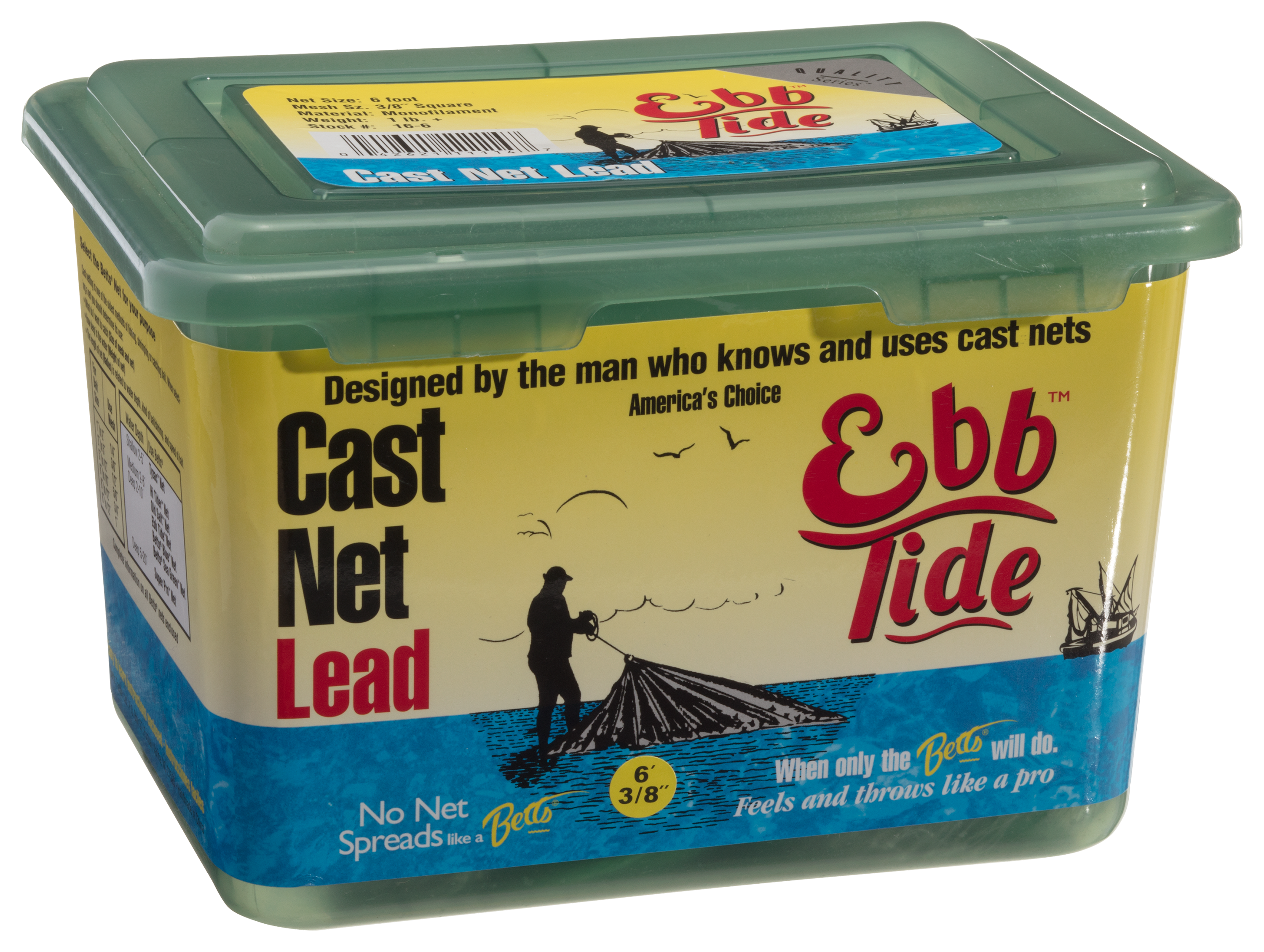 Betts Ebb Tide Cast Net - 7' Radius - 3/8' Mesh