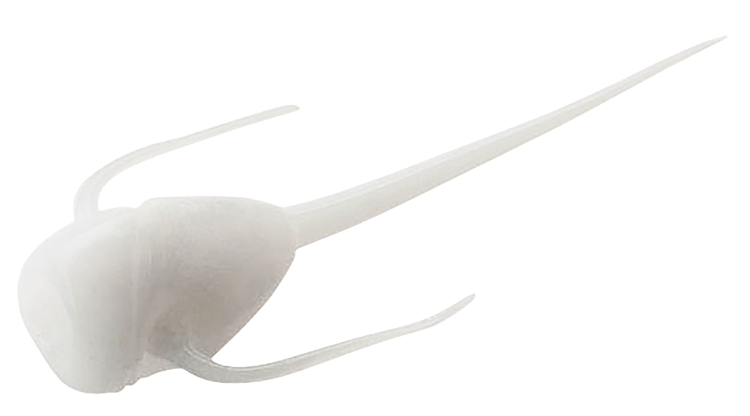 13 Fishing Ice Plastics The Paralyzer - White No. 1