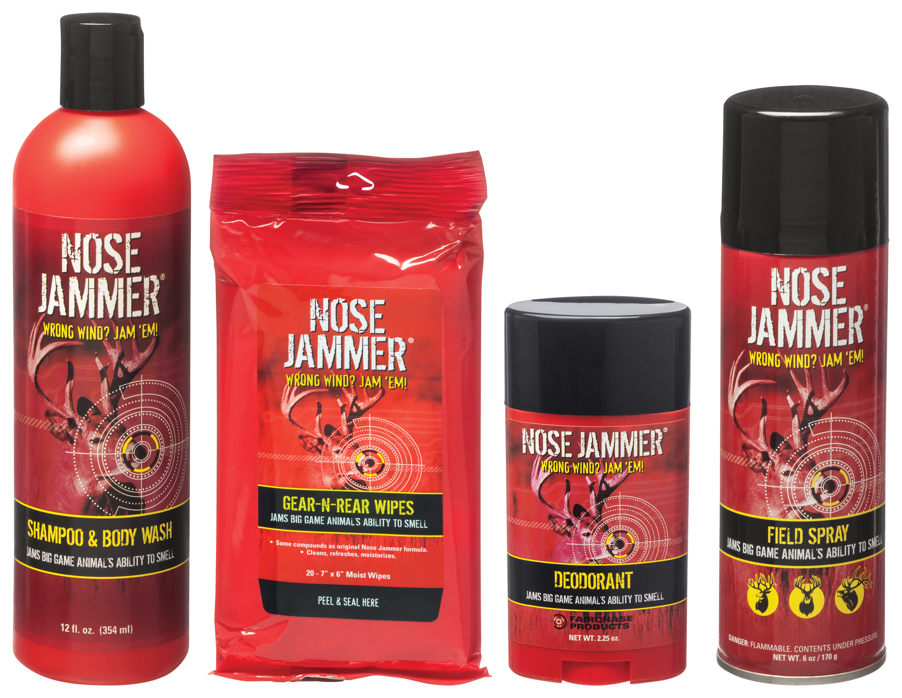 Nose Jammer Scent Control 4 Pack Combo - Nose Jammer