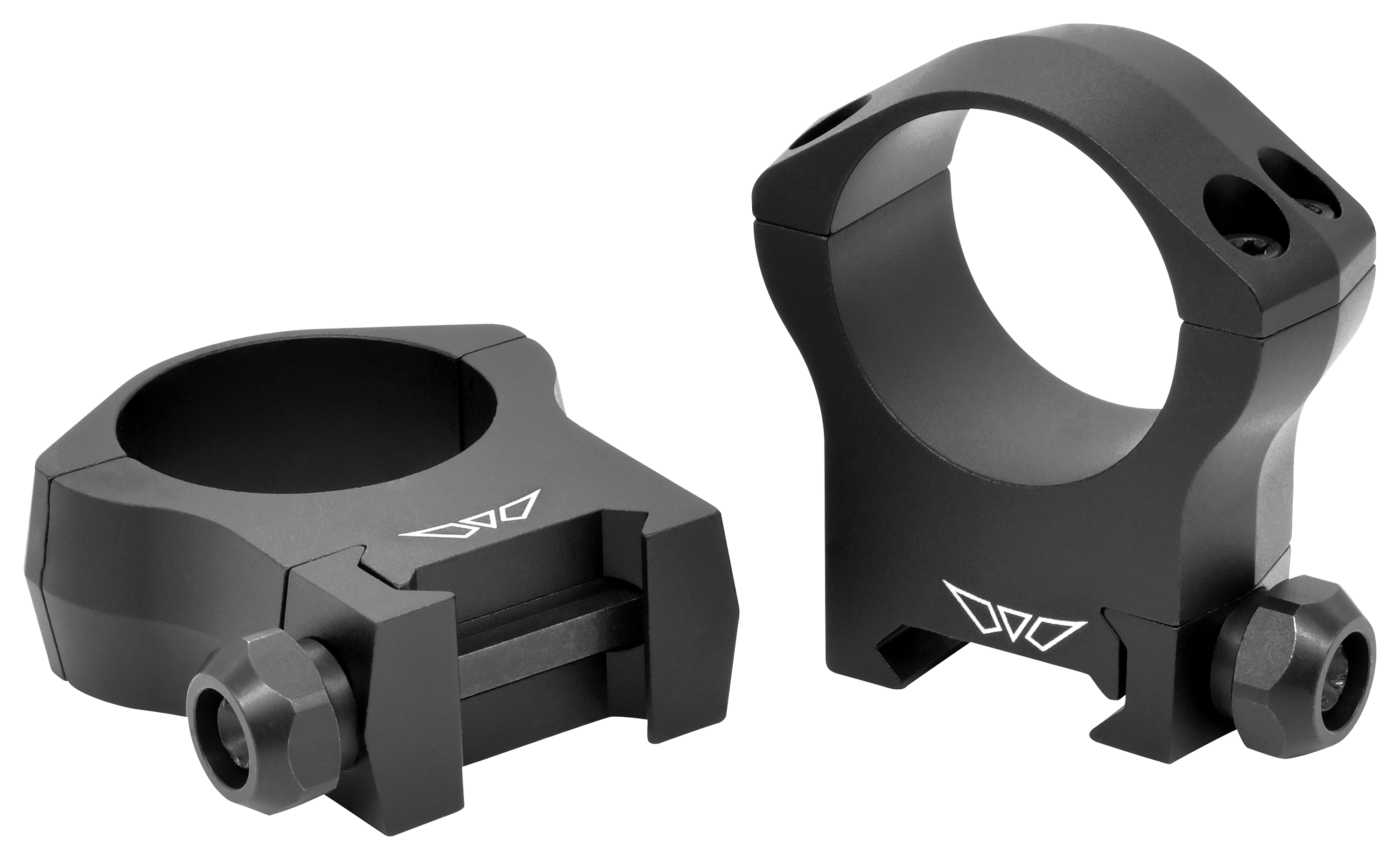 Image of Warne Mountain Tech Rifle Scope Rings - High - 30mm - Black
