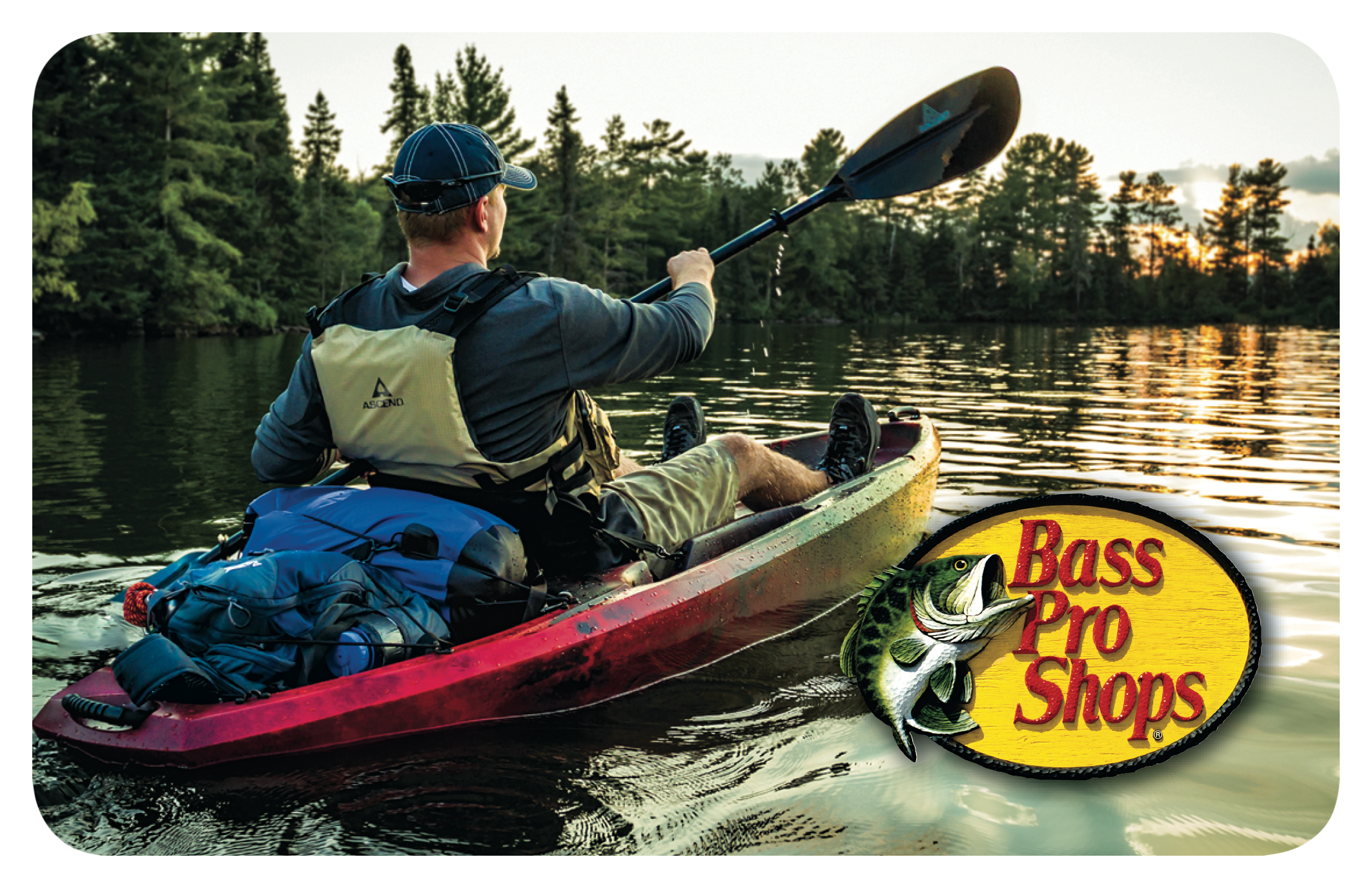 Image of Bass Pro Shops Kayak Gift Card - $25