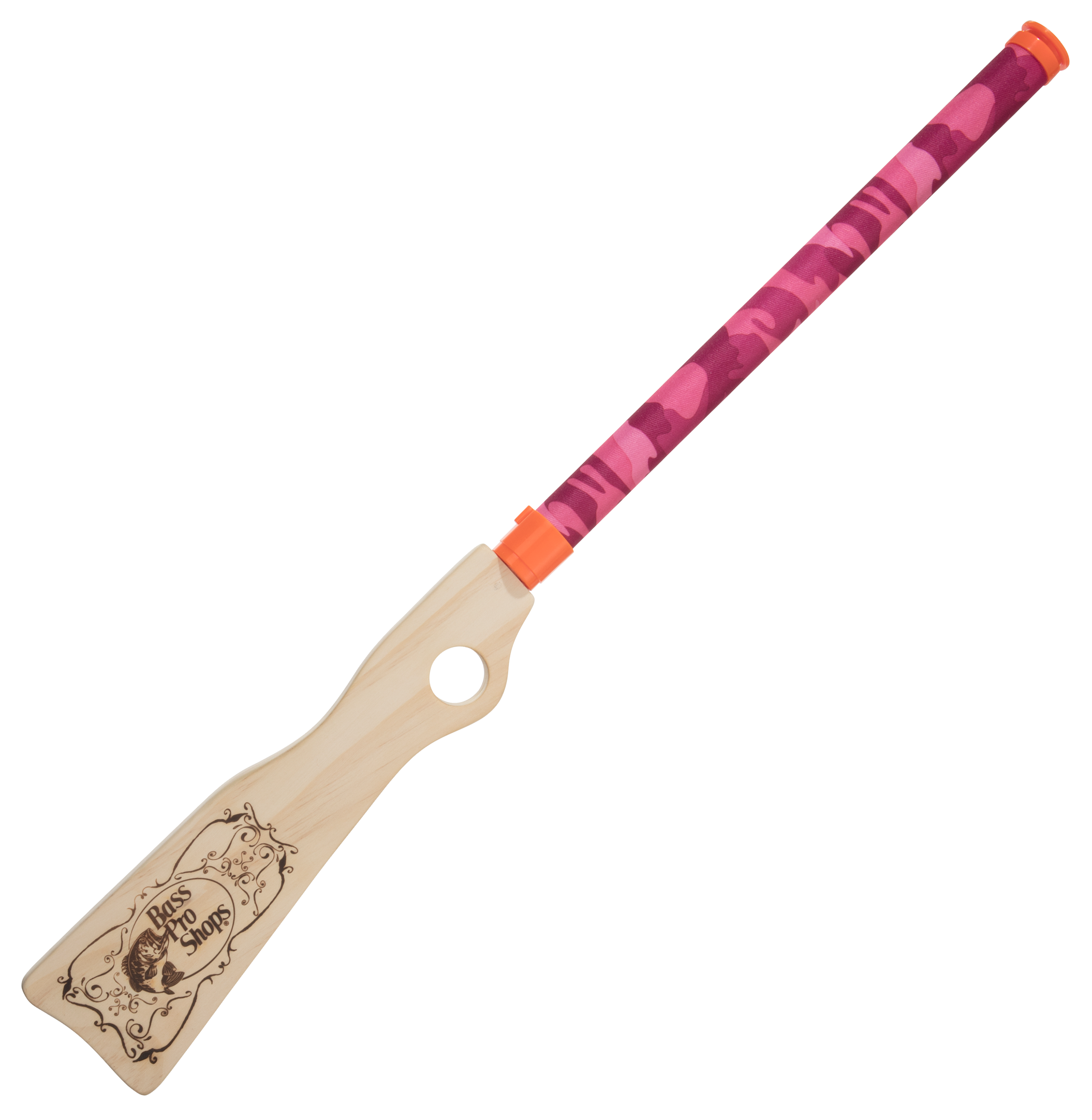 Bass Pro Shops Wooden Camo Pop Gun for Kids - Pink Camo - Bass Pro Shops
