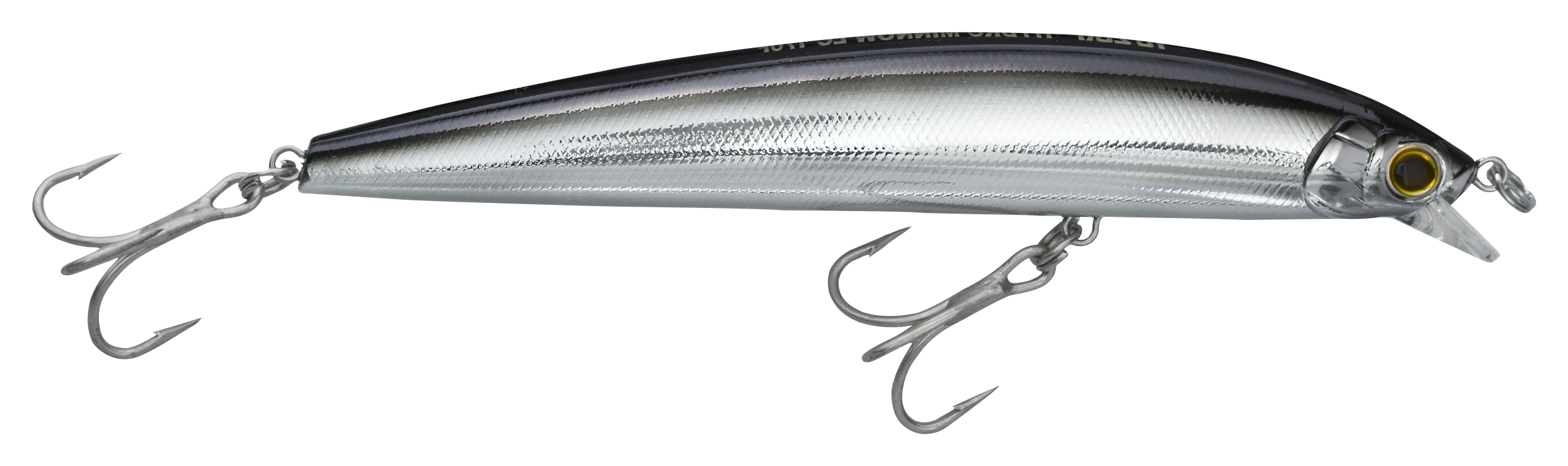 Image of Yo-Zuri Hydro Minnow LC - Black Silver - 6″ - 1-1/4 oz.