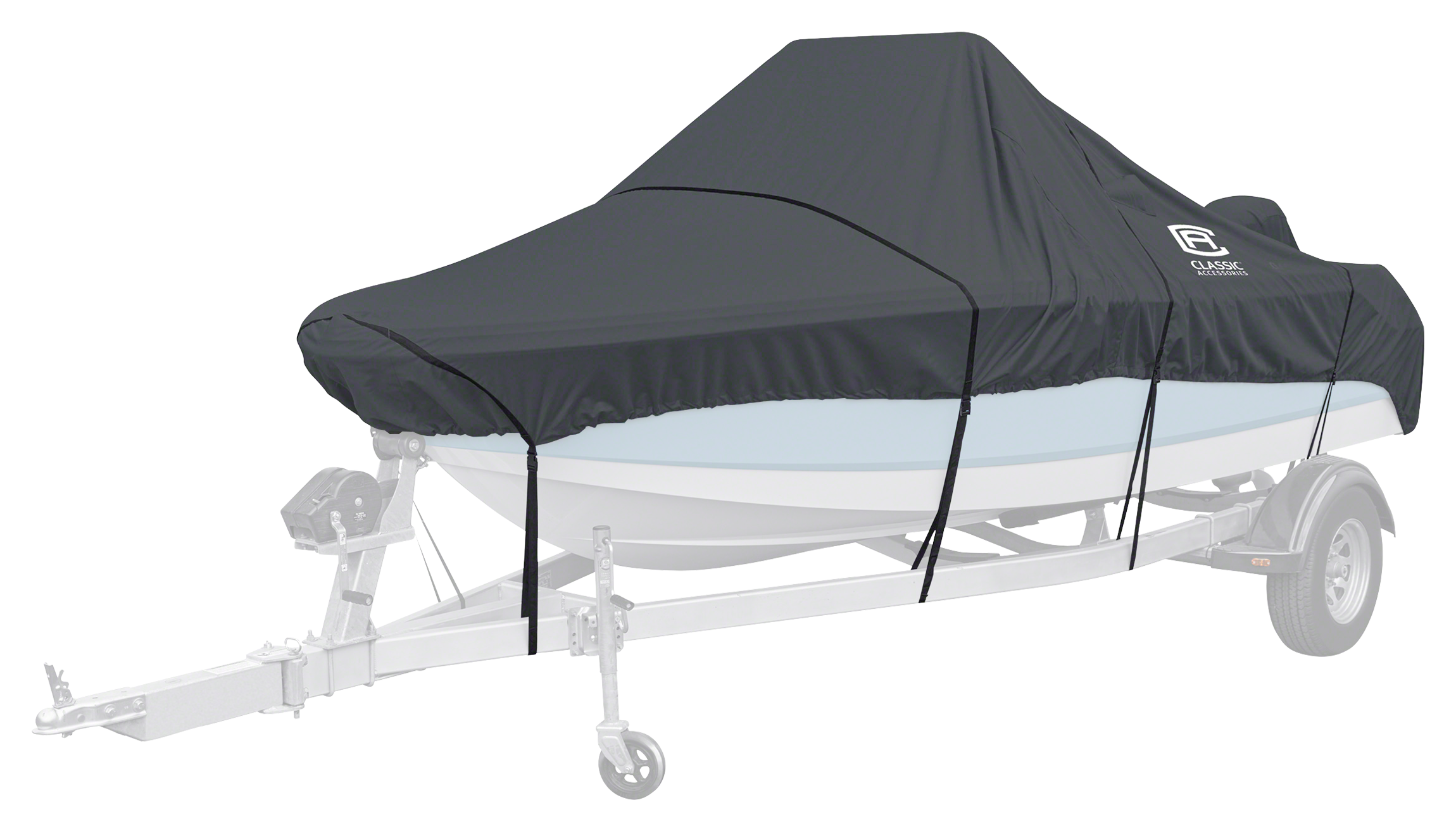 Image of Classic Accessories StormPro Center Console Boat Cover - Charcoal - 90″