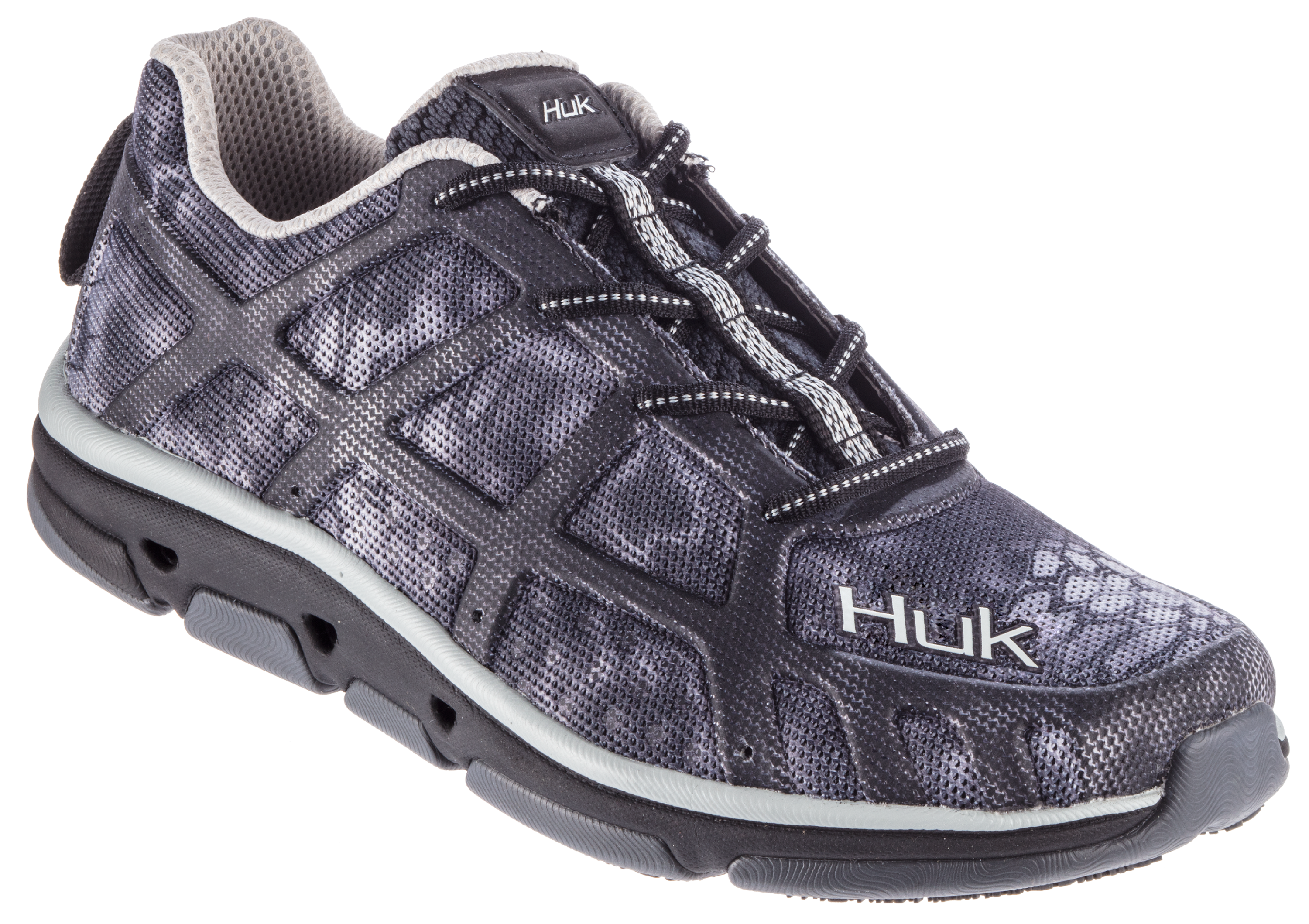 Huk Attack Fishing Shoes for Men - Kryptek Typhon - 8.5M