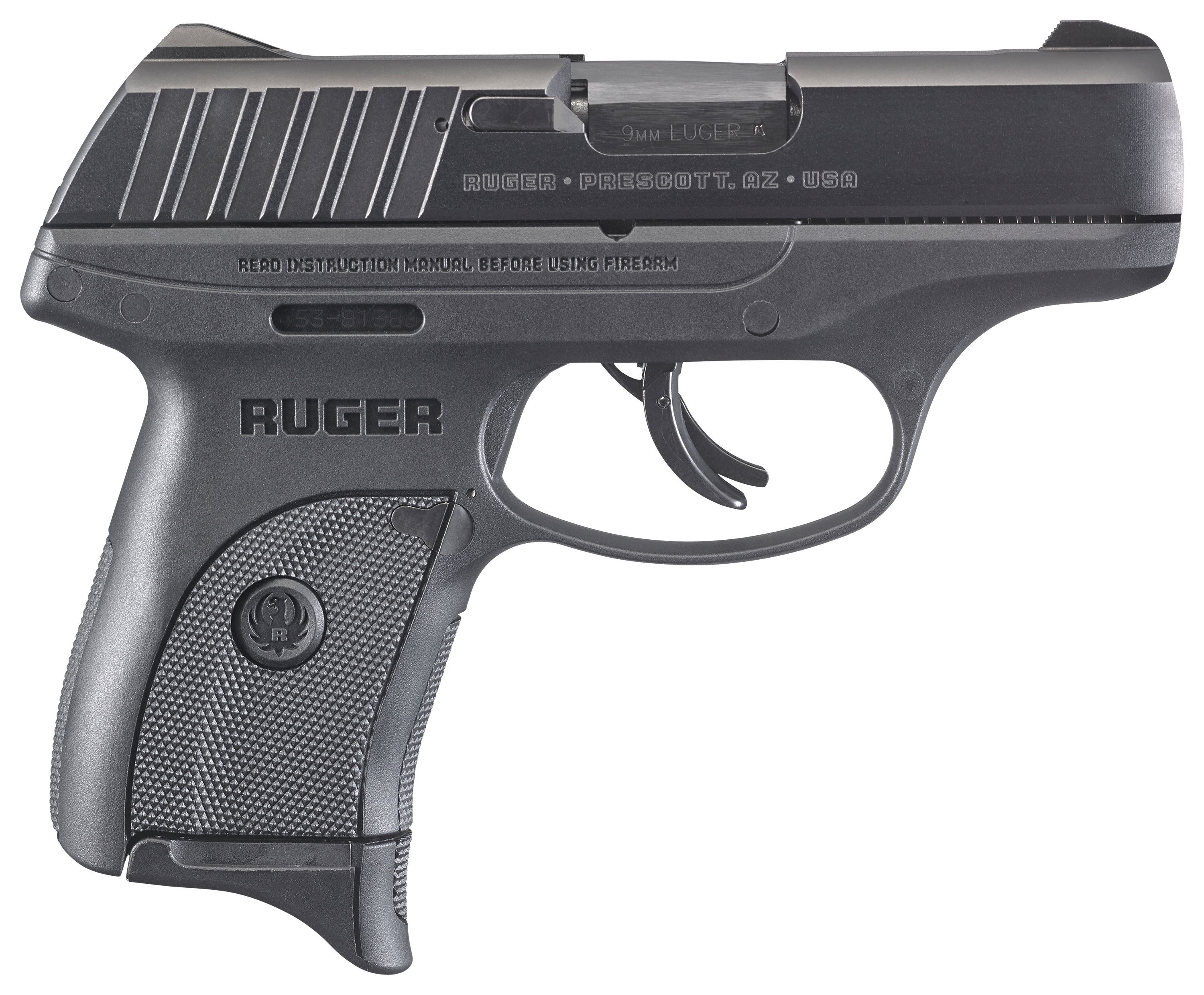 Ruger EC9s Pistol  9mm  Black